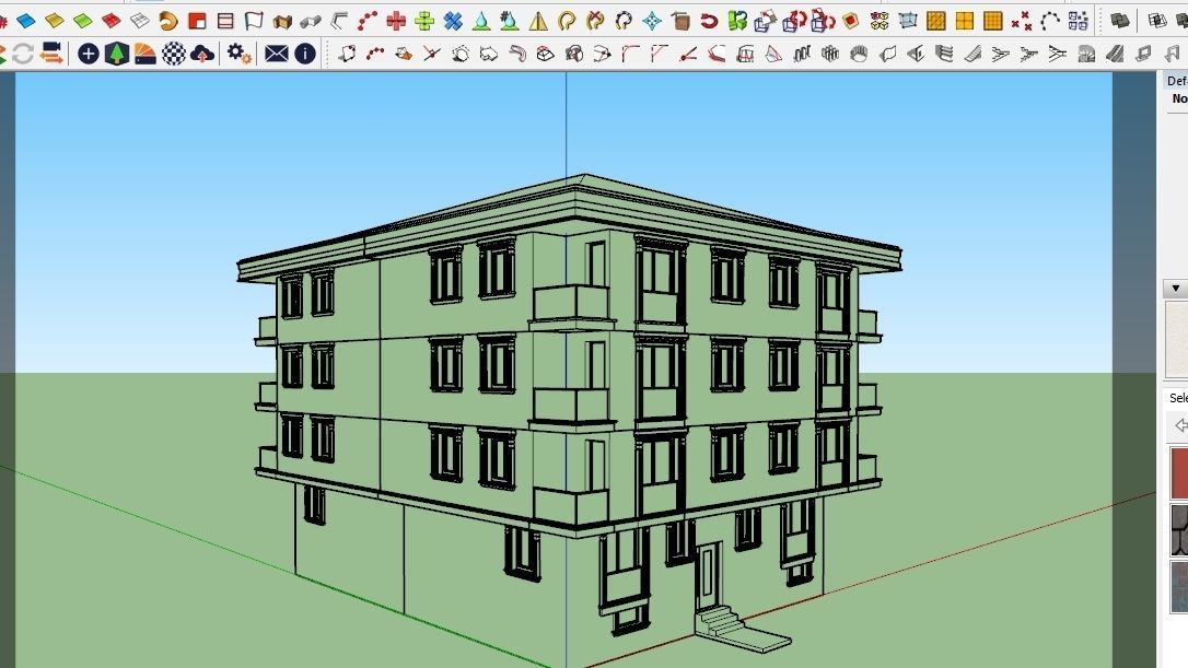 HOUSE 106 Low-poly 3D model_3
