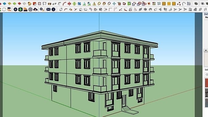 HOUSE 106 Low-poly 3D model 4
