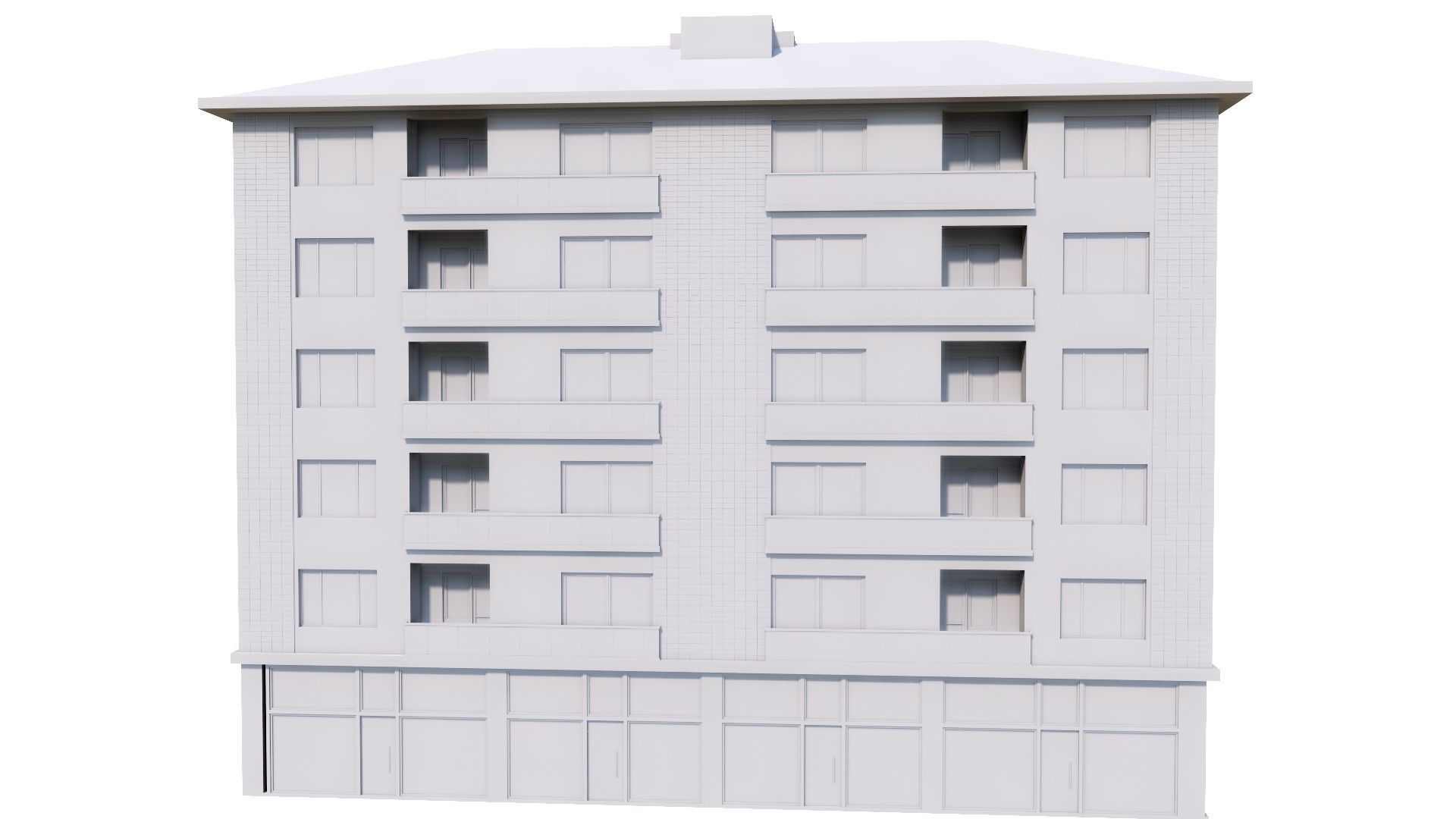 HOUSE 109 Low-poly 3D model_57