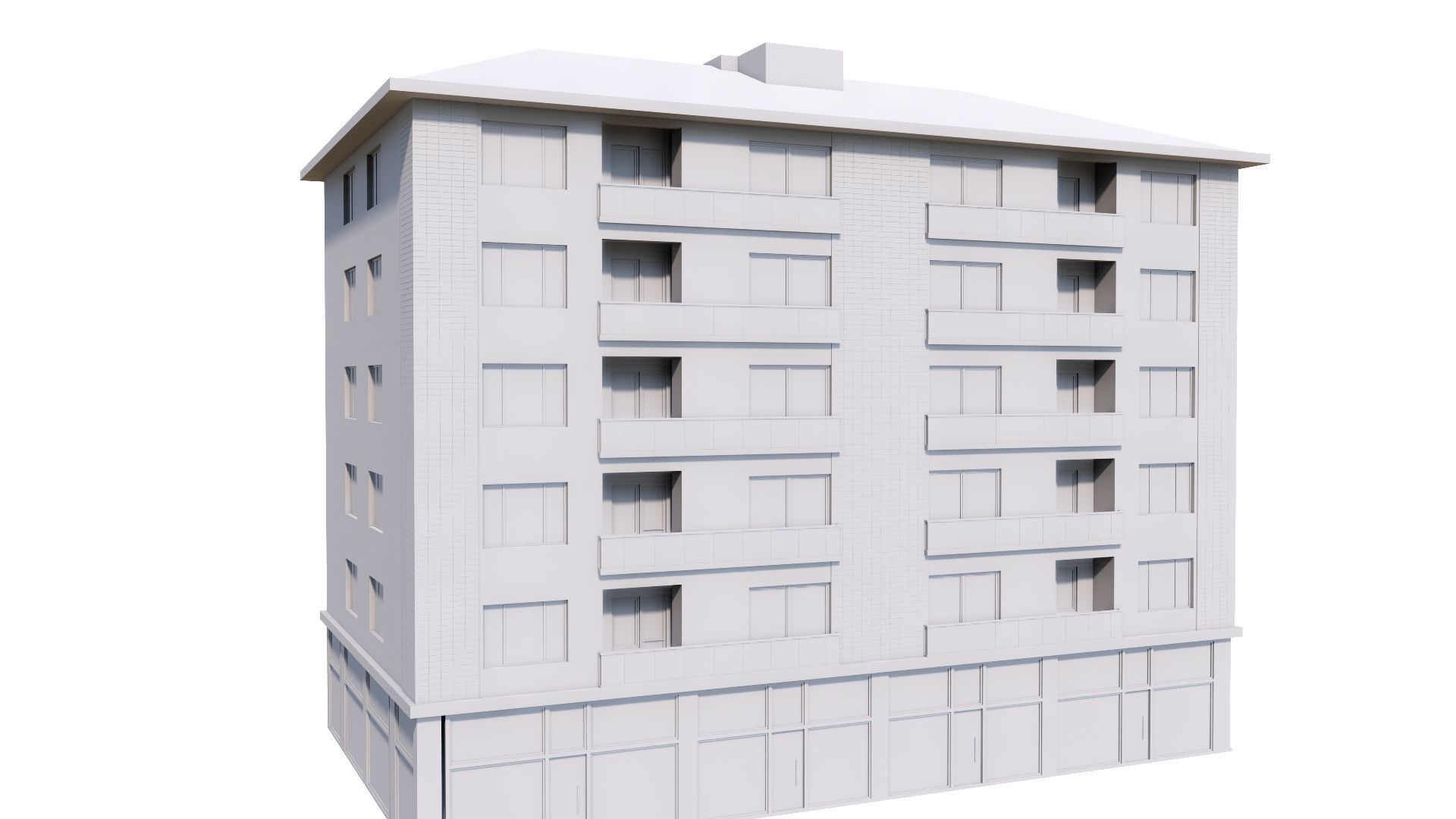 HOUSE 109 Low-poly 3D model_49