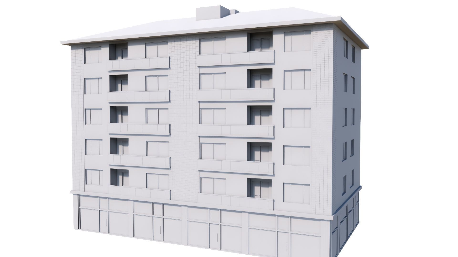 HOUSE 109 Low-poly 3D model_62