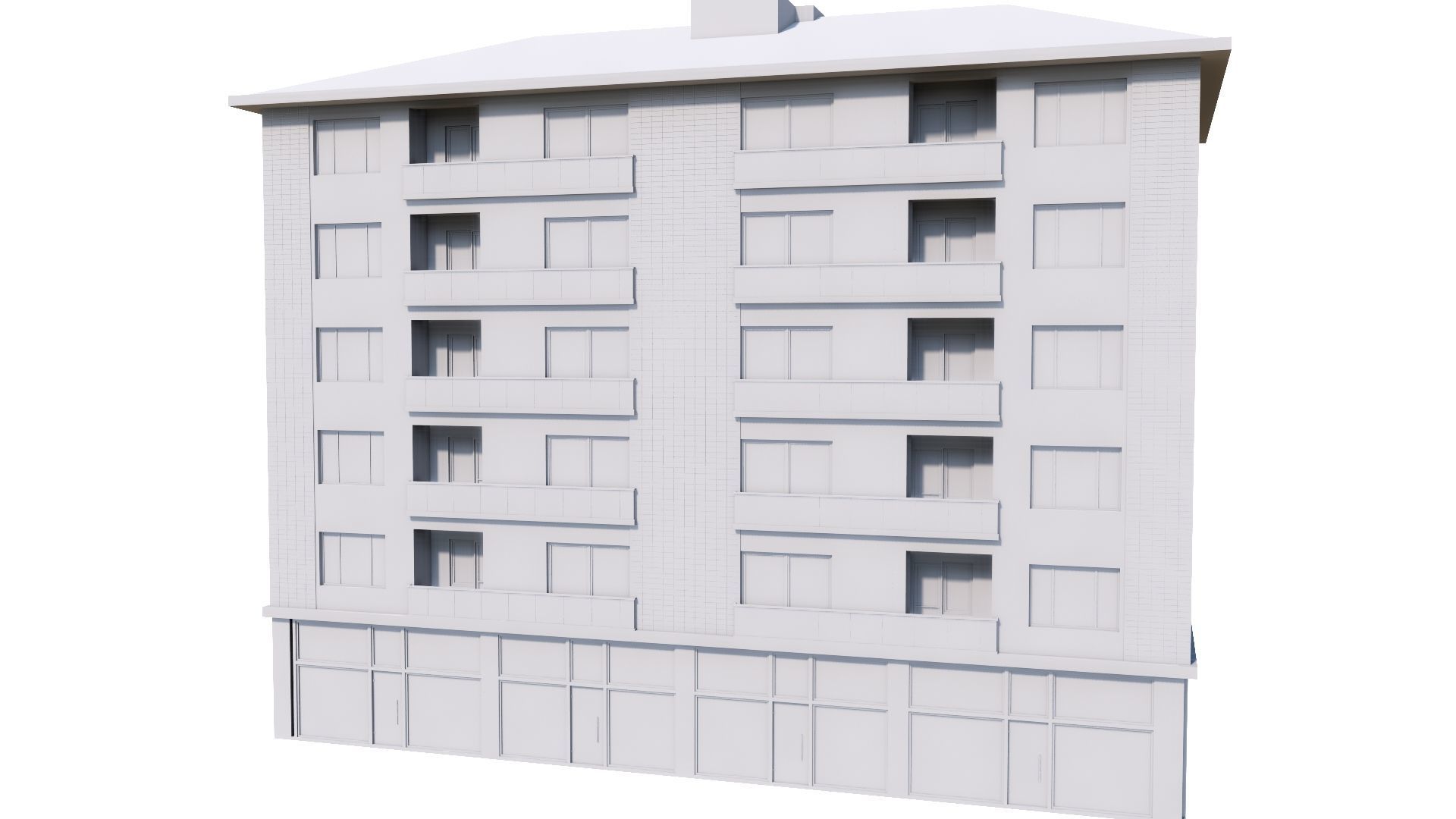 HOUSE 109 Low-poly 3D model_59