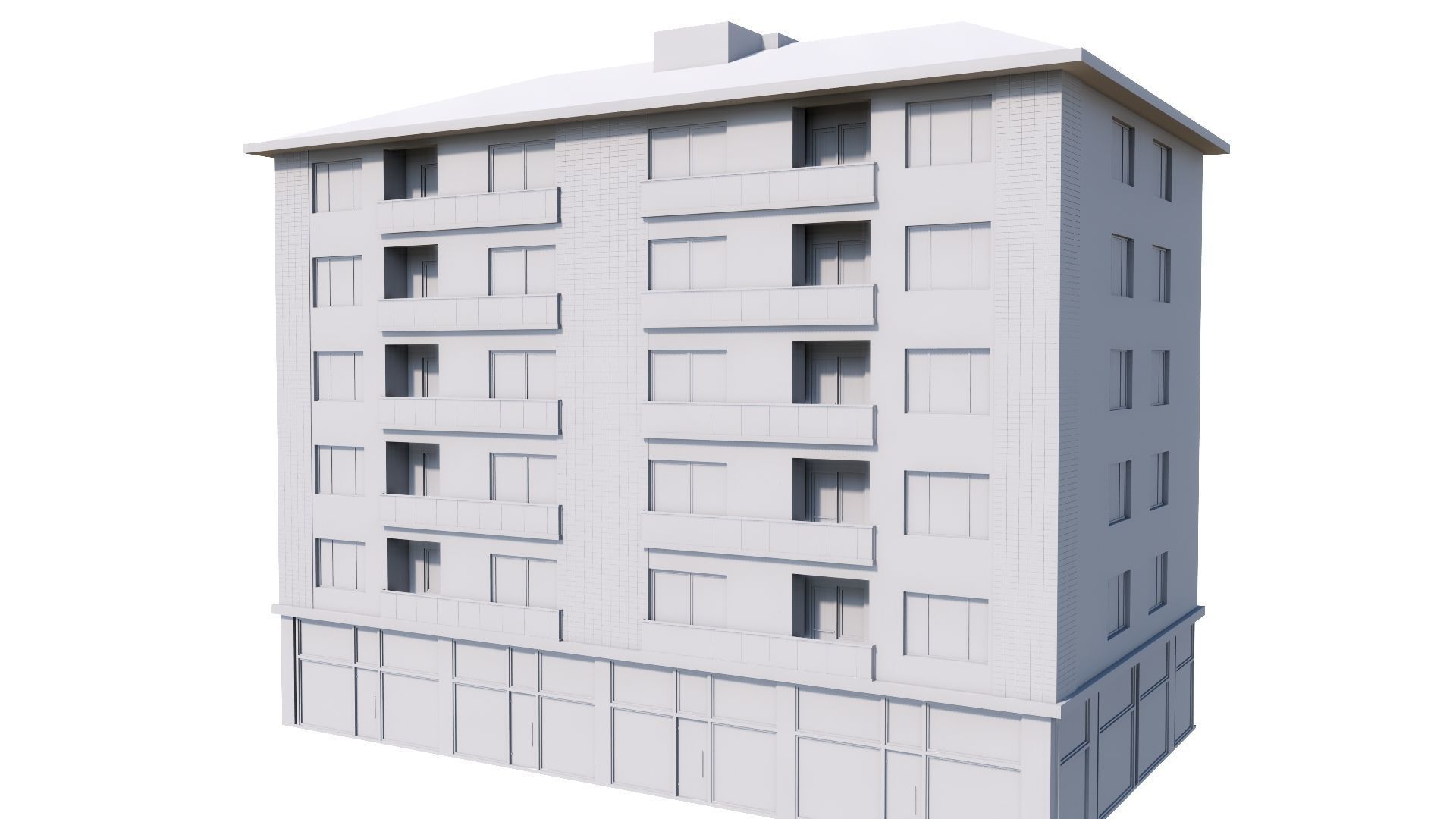 HOUSE 109 Low-poly 3D model_46