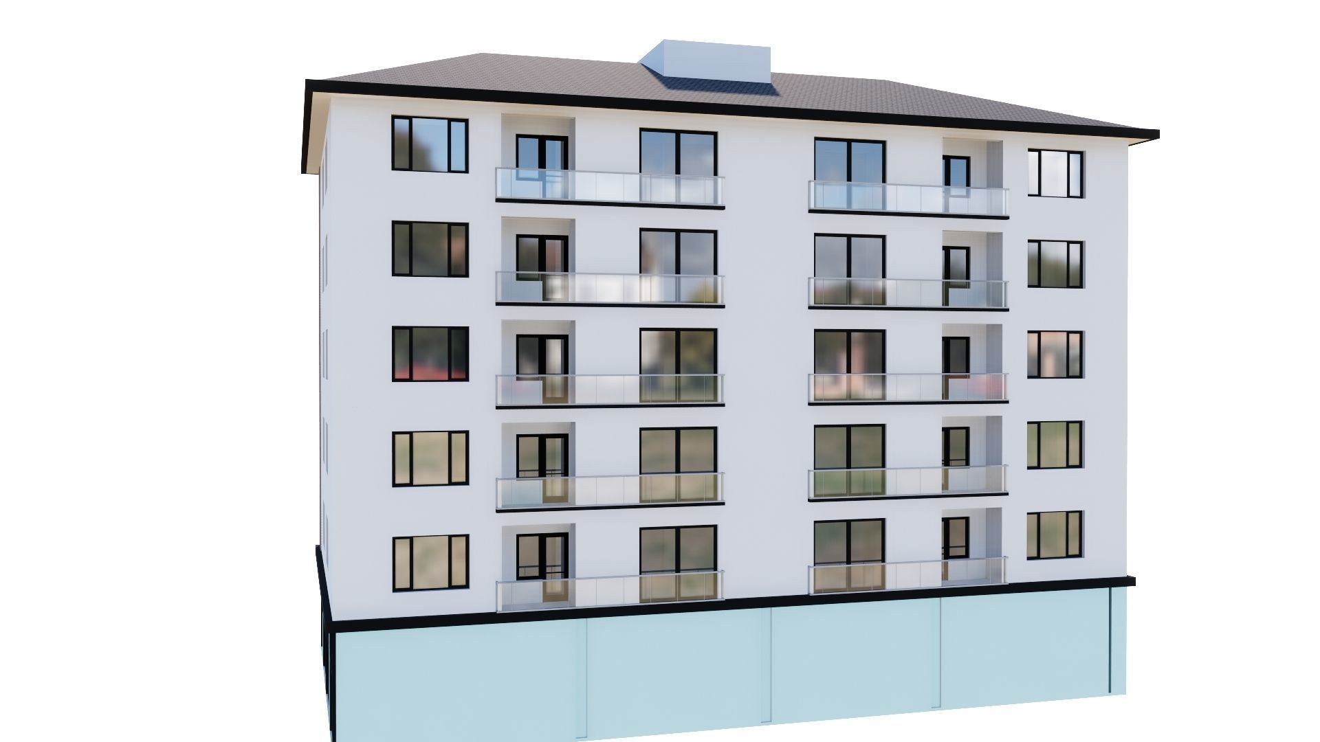 HOUSE 109 Low-poly 3D model_24