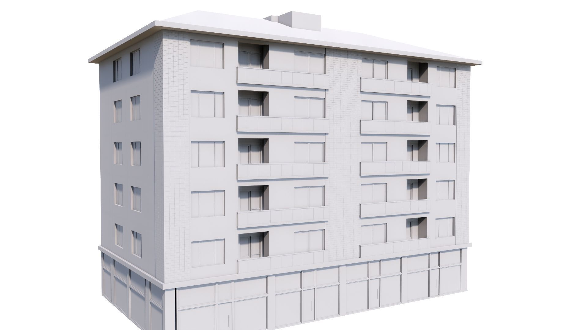 HOUSE 109 Low-poly 3D model_48