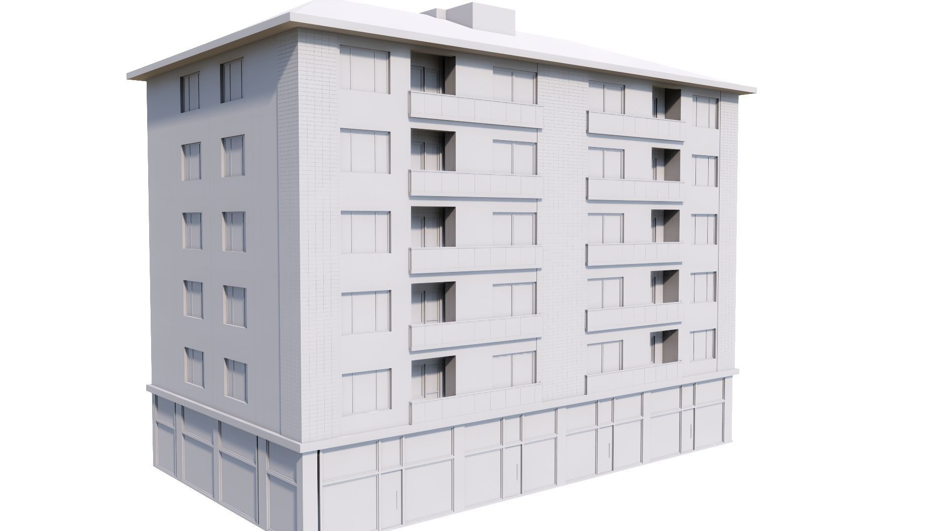 HOUSE 109 Low-poly 3D model_43