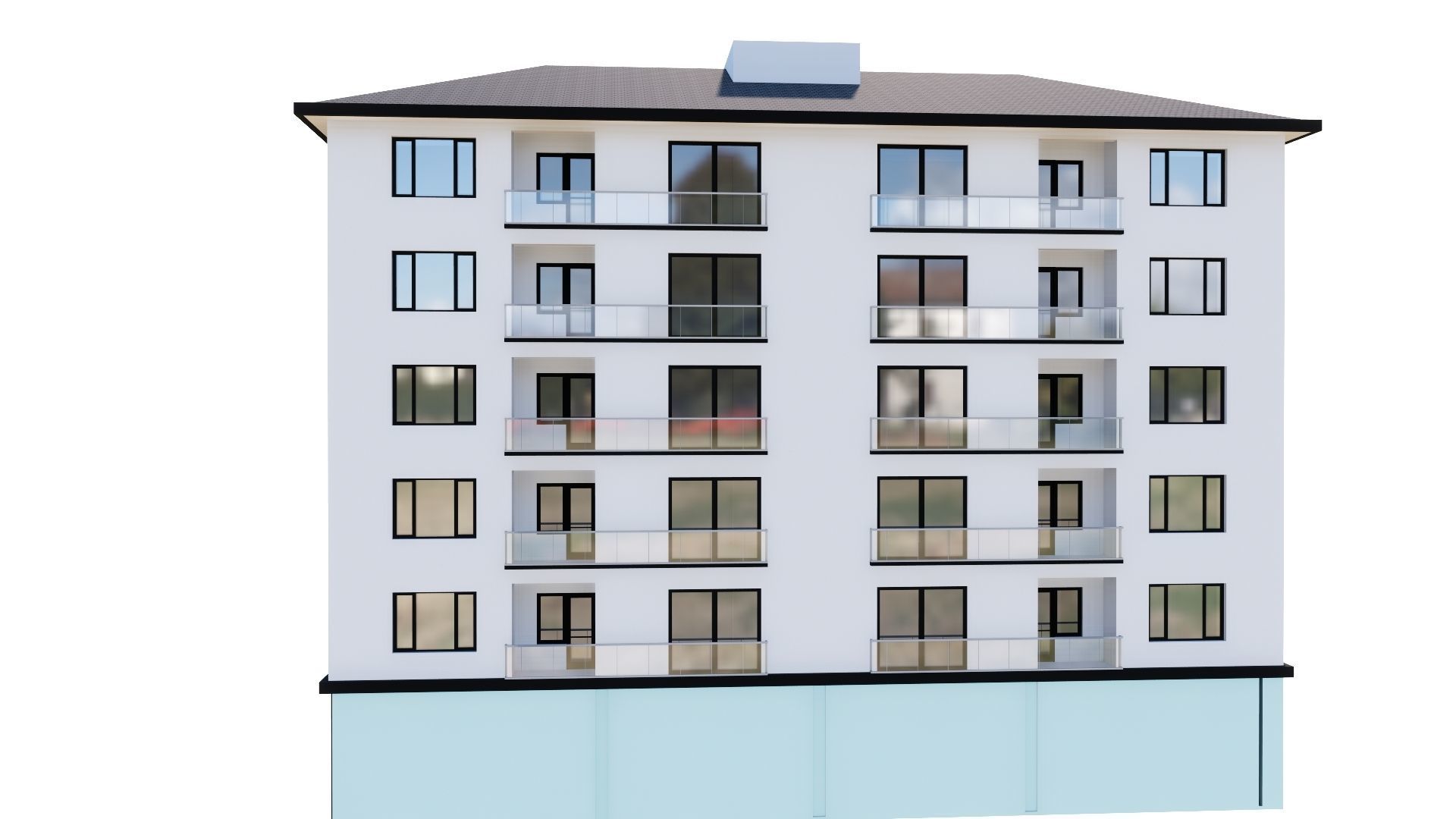 HOUSE 109 Low-poly 3D model_28