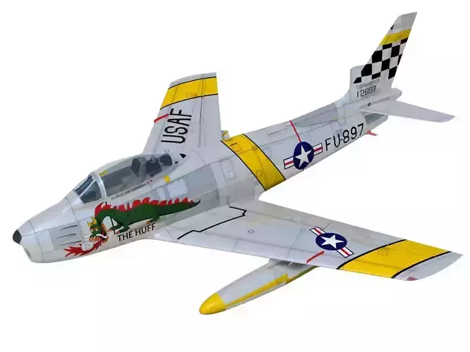North American F-86 F Sabre  3D model