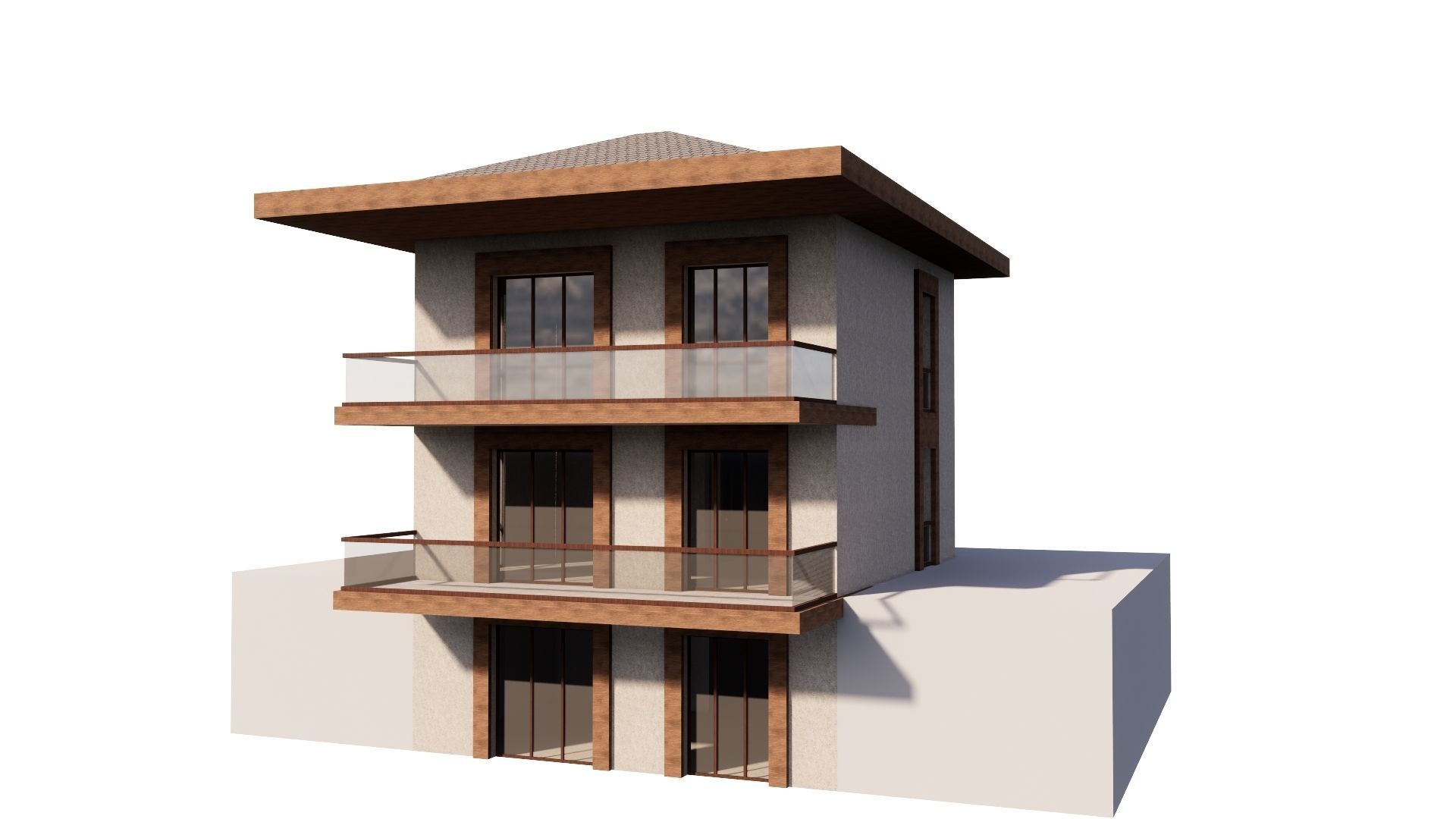 HOUSE 112 Low-poly 3D model_33