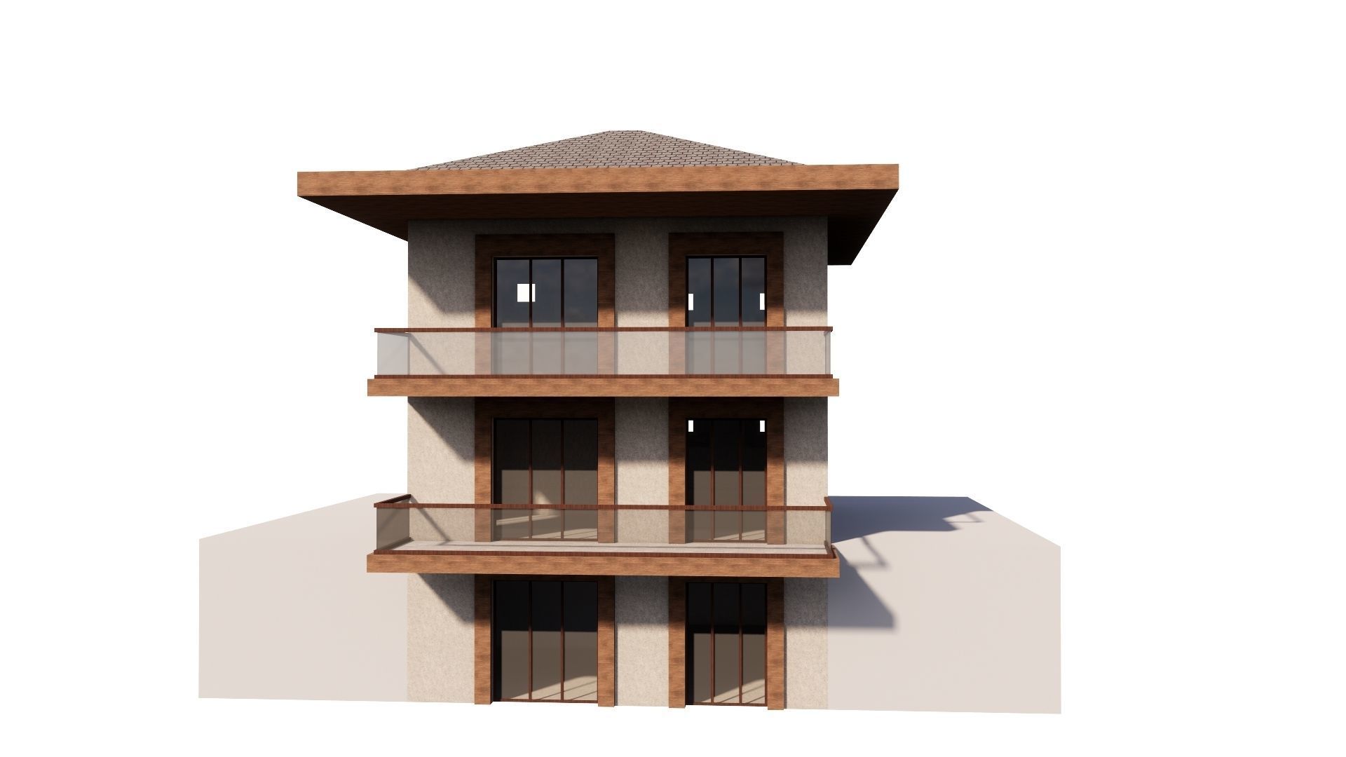 HOUSE 112 Low-poly 3D model_32