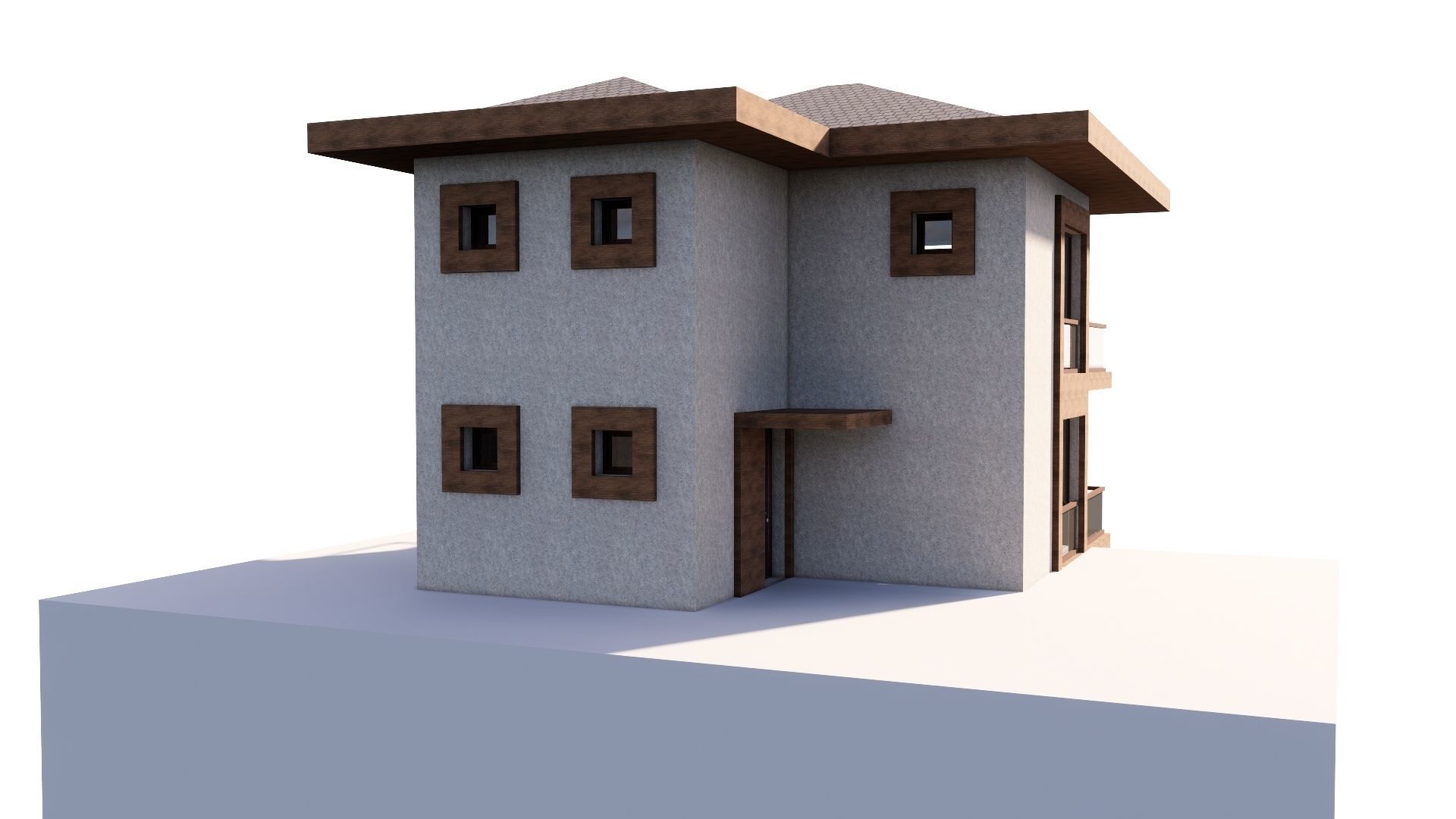 HOUSE 112 Low-poly 3D model_21