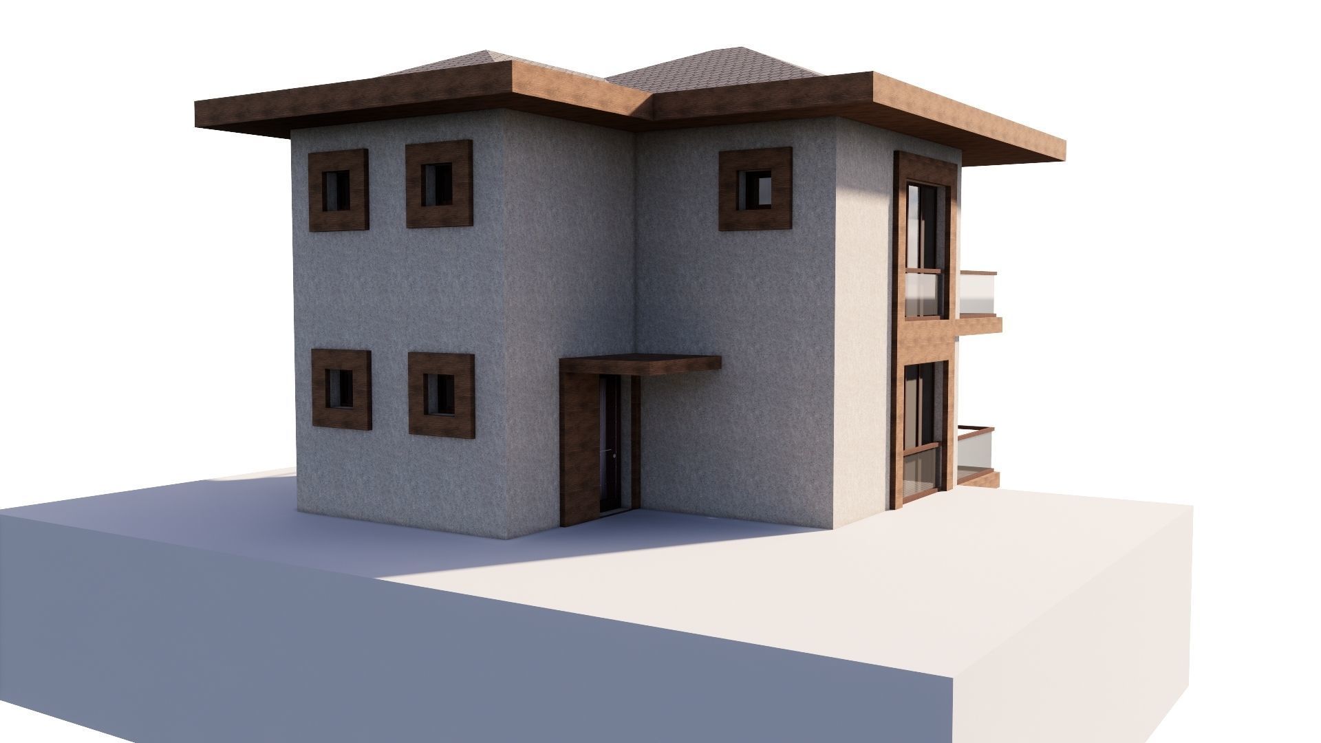 HOUSE 112 Low-poly 3D model_23