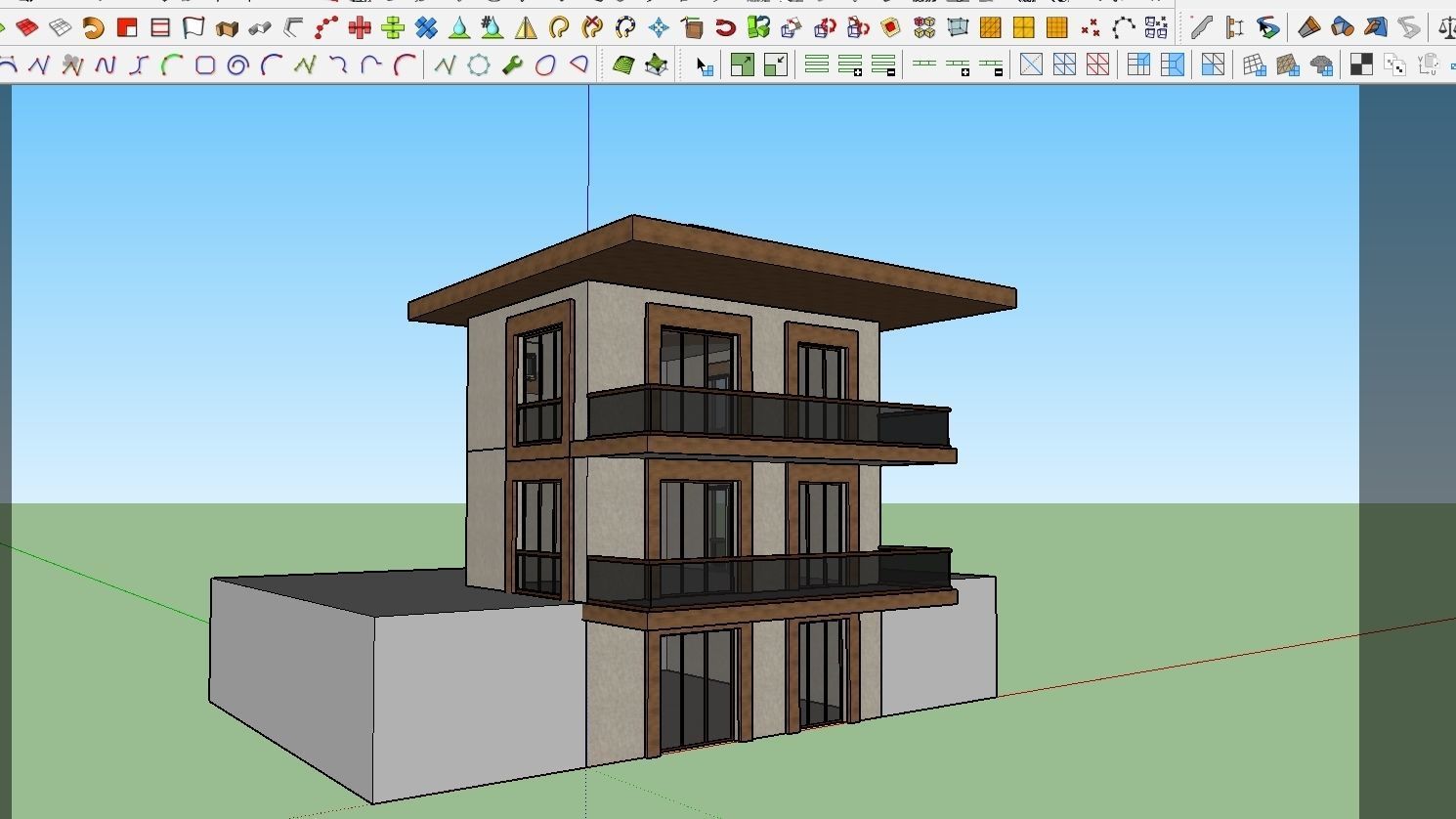HOUSE 112 Low-poly 3D model_1