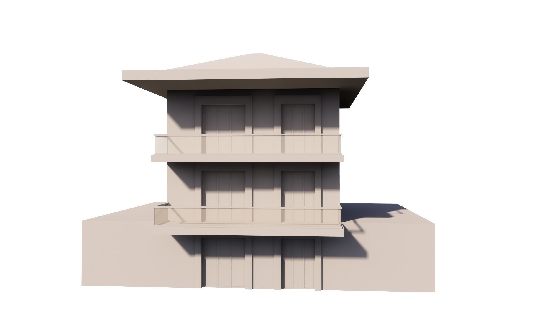 HOUSE 112 Low-poly 3D model_52