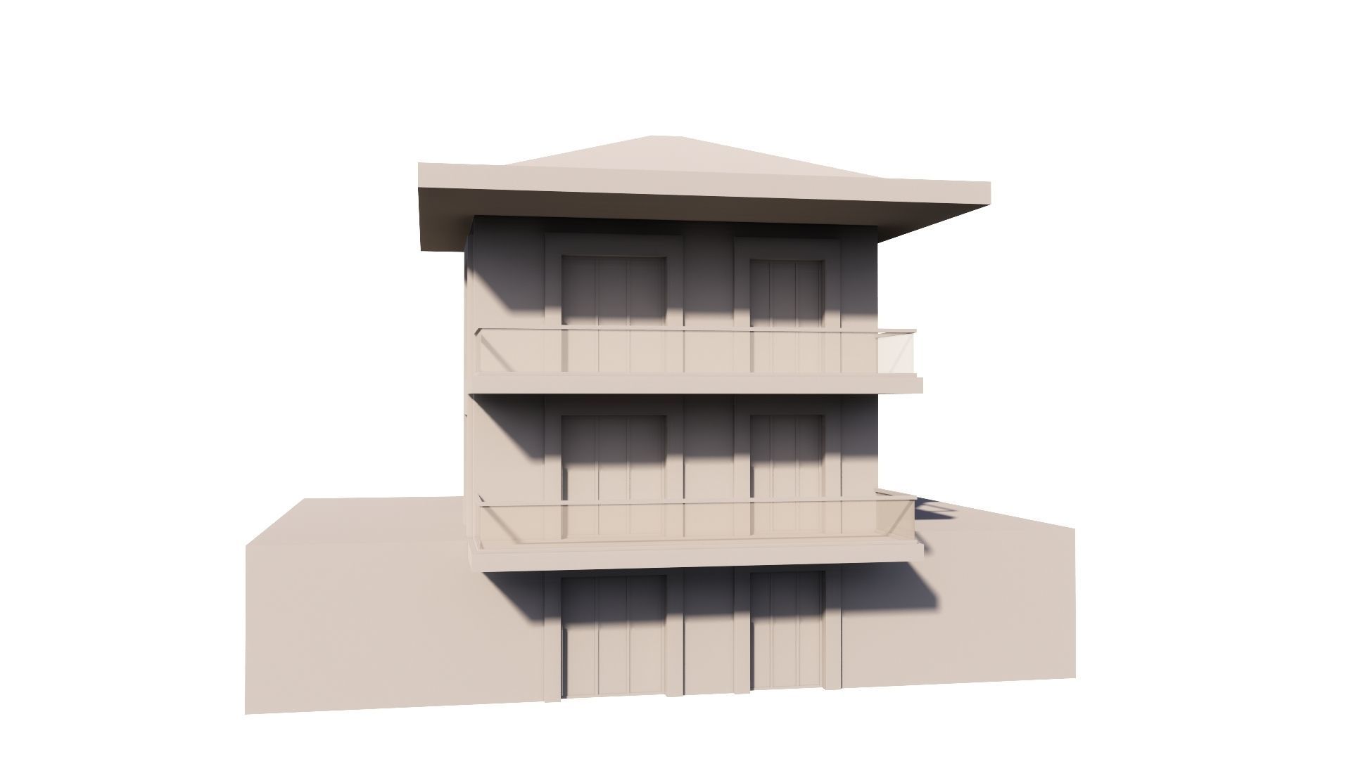 HOUSE 112 Low-poly 3D model_49