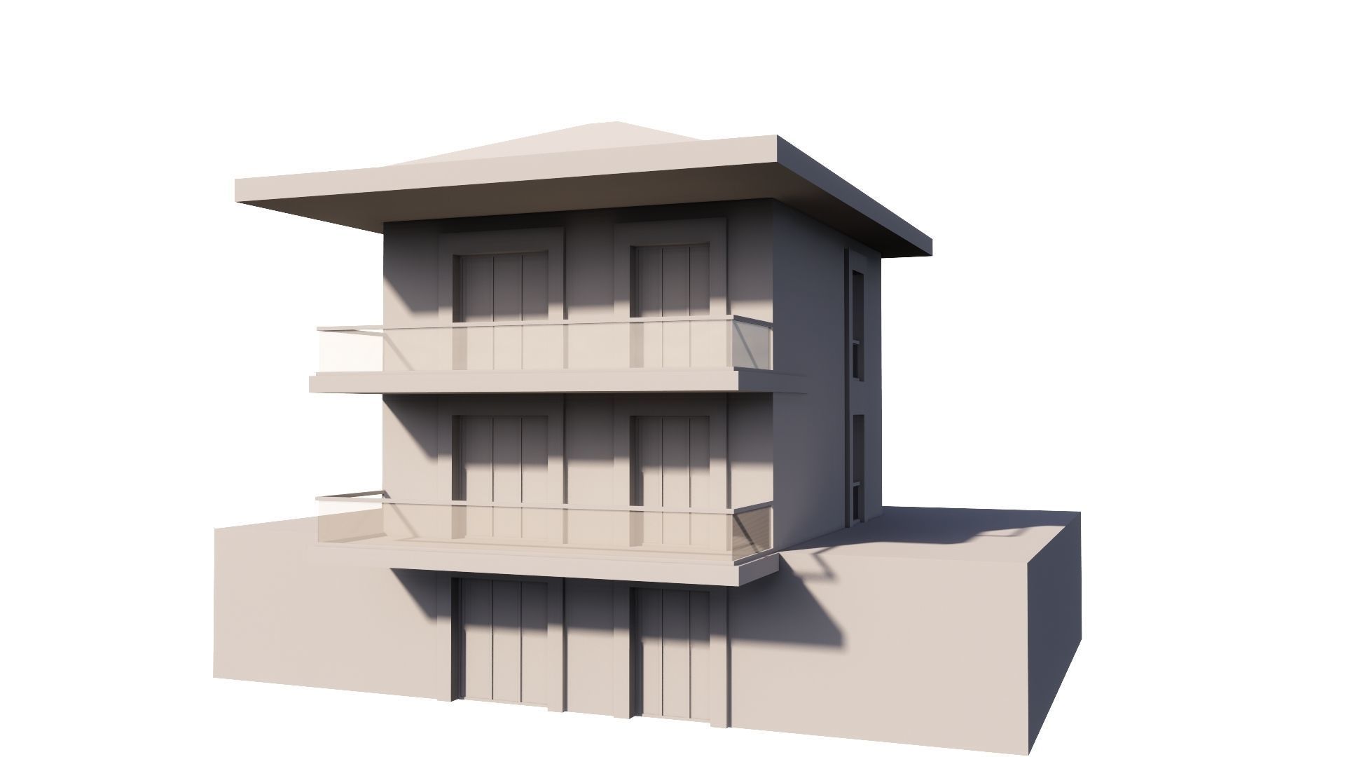 HOUSE 112 Low-poly 3D model_53
