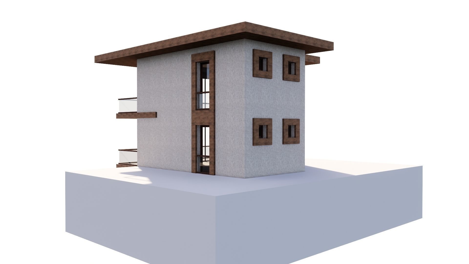 HOUSE 112 Low-poly 3D model_10