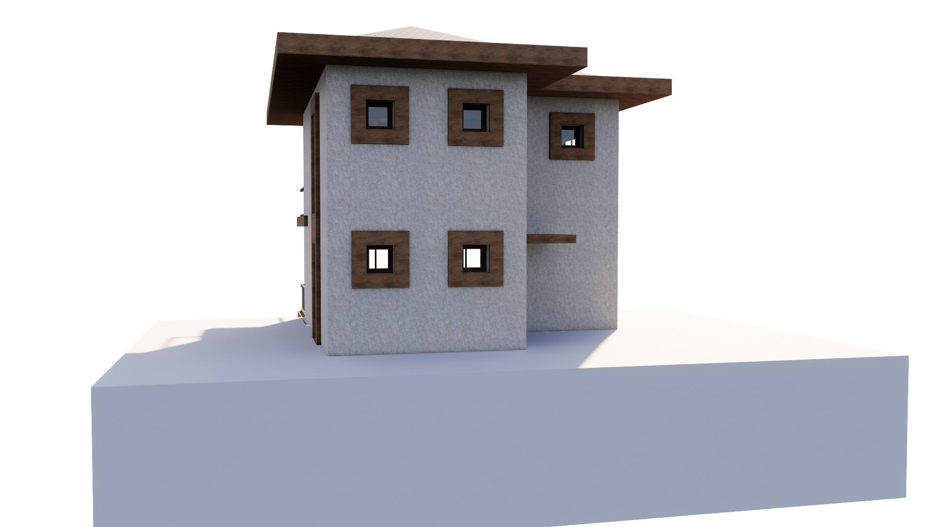 HOUSE 112 Low-poly 3D model_16