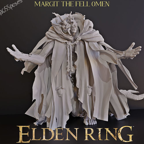 ELDEN RING MARGIT THE FELL OMEN 3D model 3D printable CGTrader