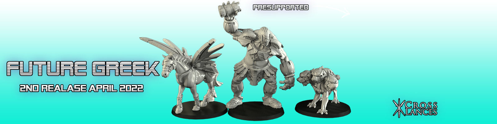 Scifi greek creatures 3D print model_2