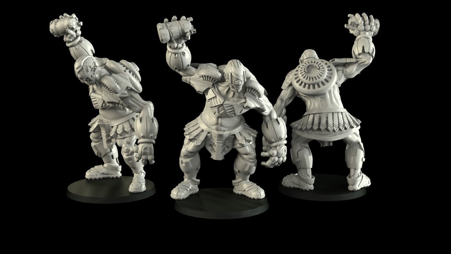 Scifi greek creatures 3D print model_1