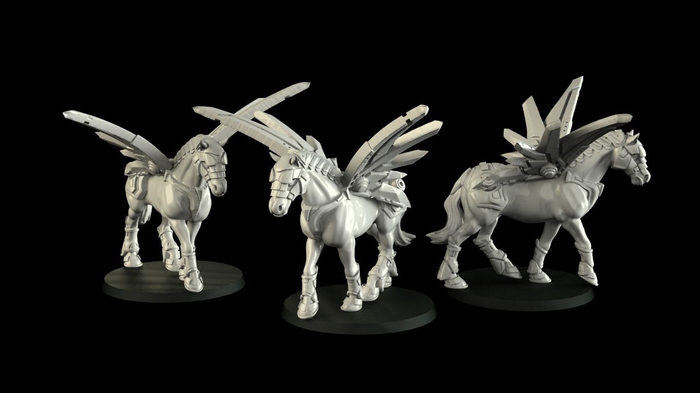 Scifi greek creatures 3D print model_4