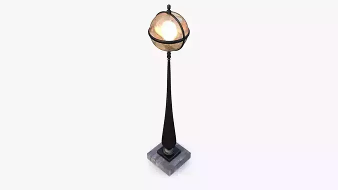 Outdoor Light 0001  Low-poly 3D model