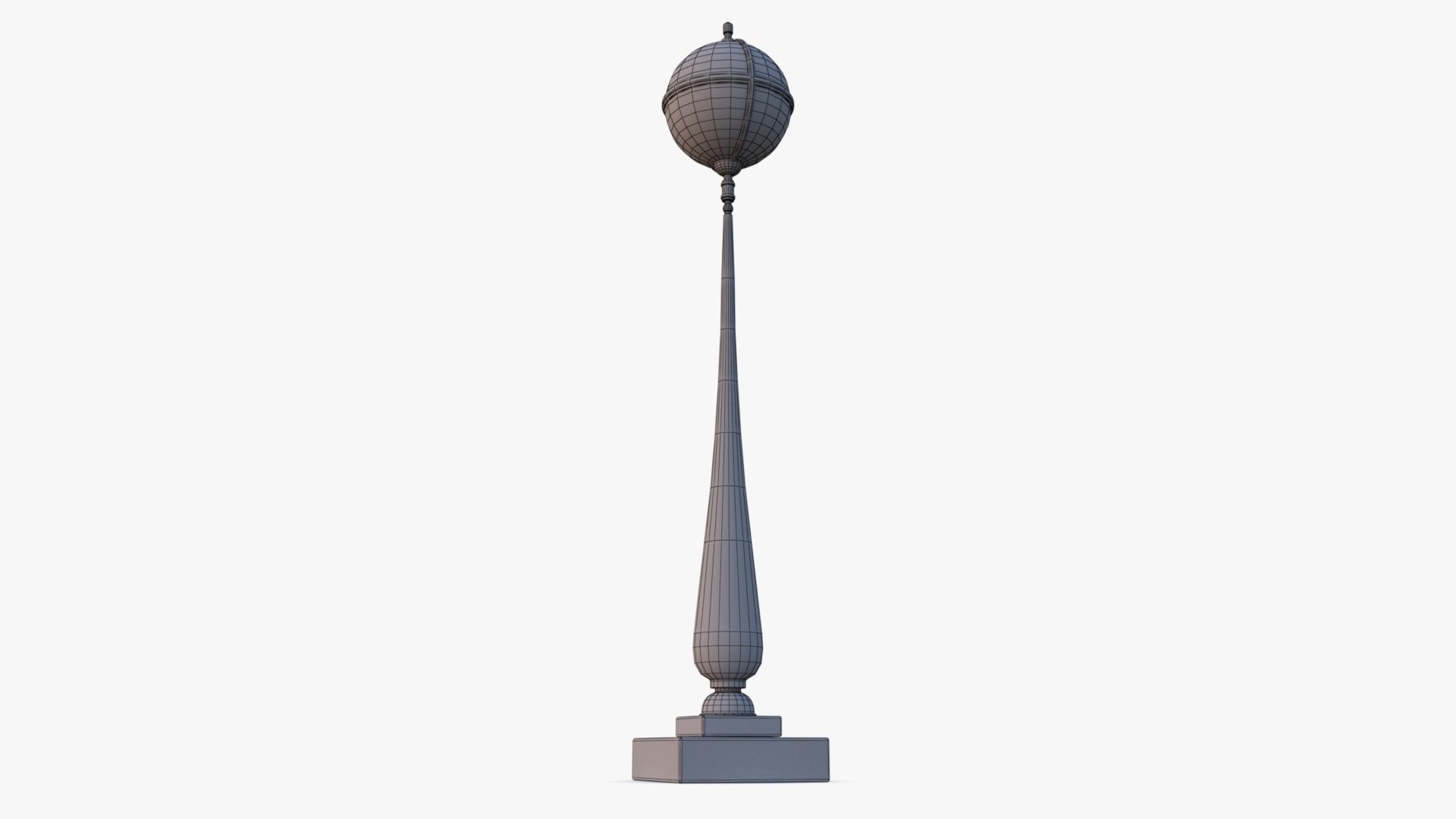 Outdoor Light 0001  Low-poly 3D model_20