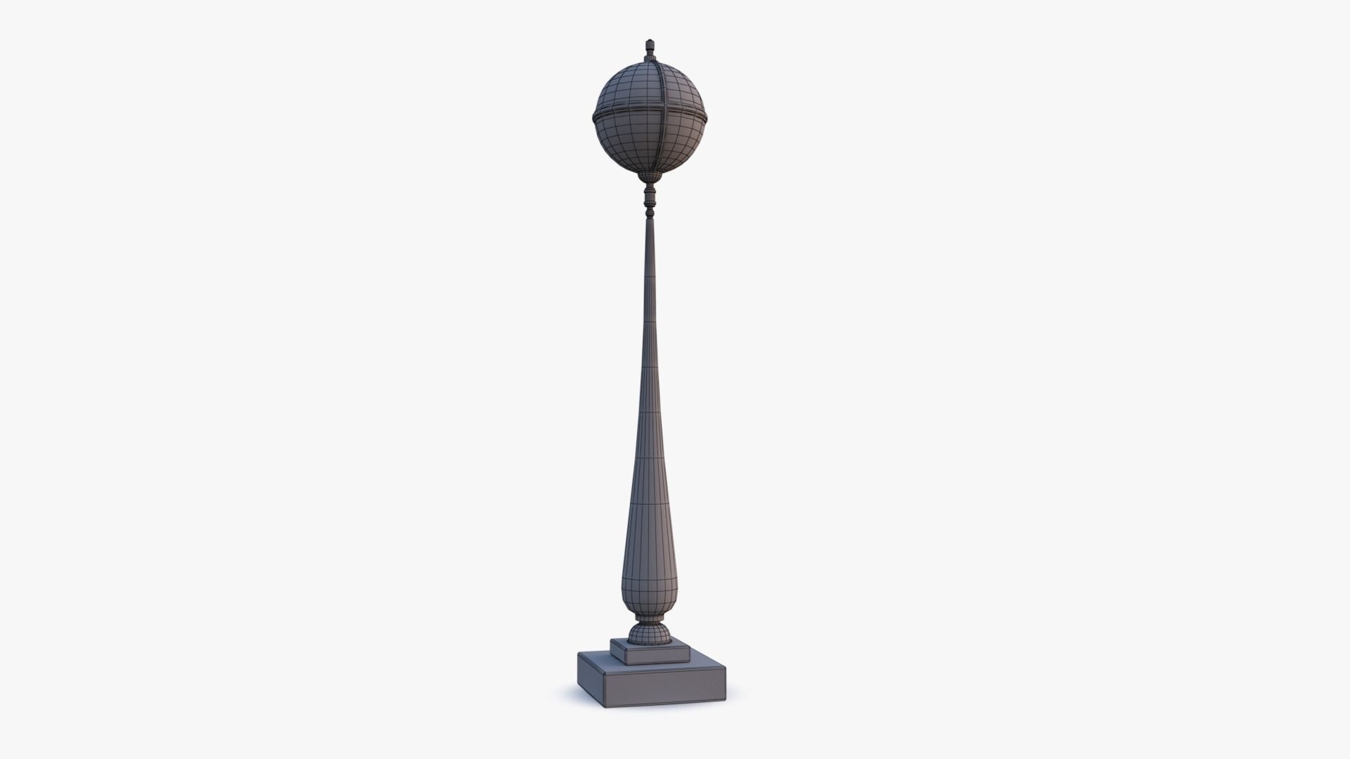 Outdoor Light 0001  Low-poly 3D model_18