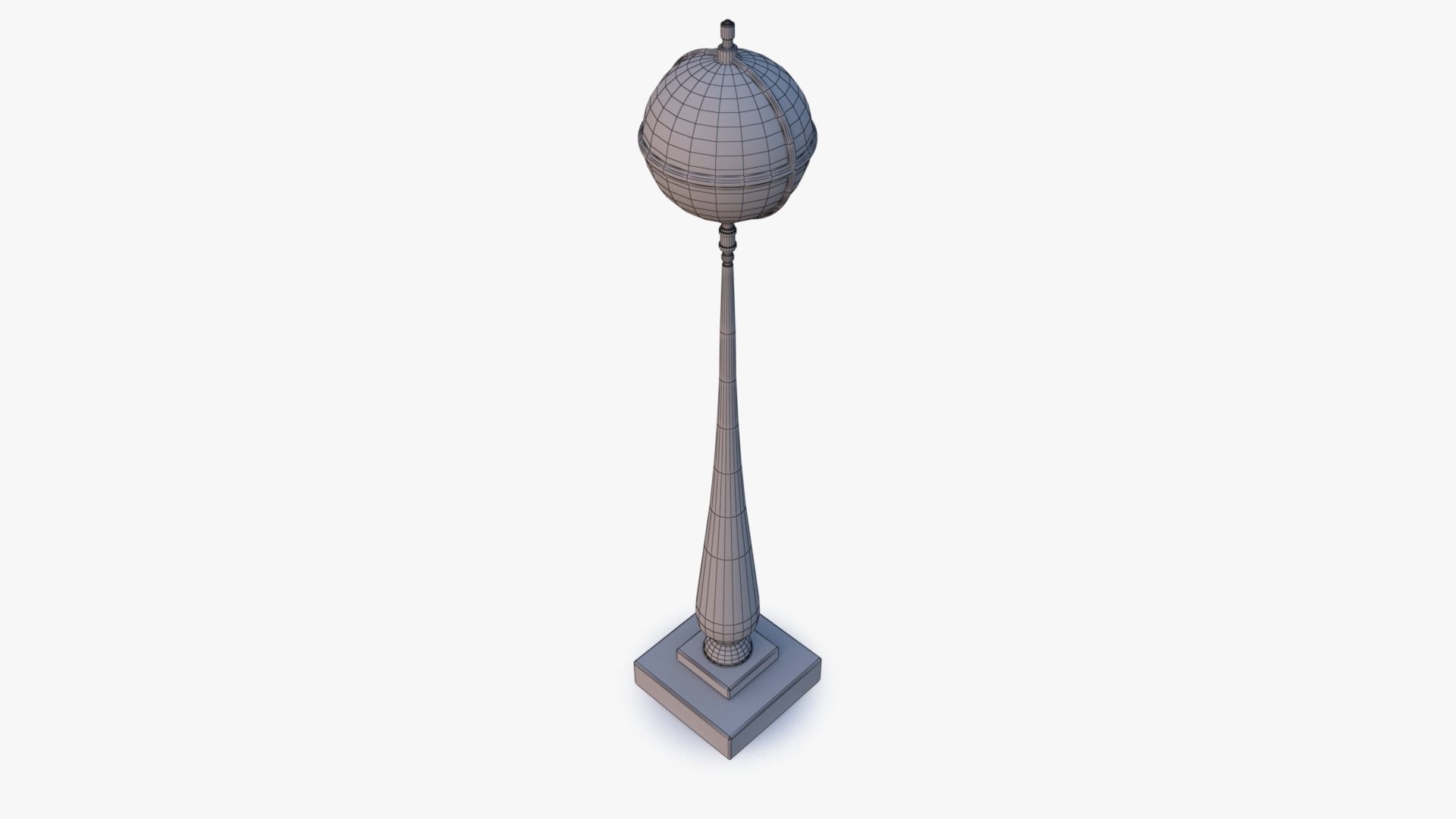 Outdoor Light 0001  Low-poly 3D model_19