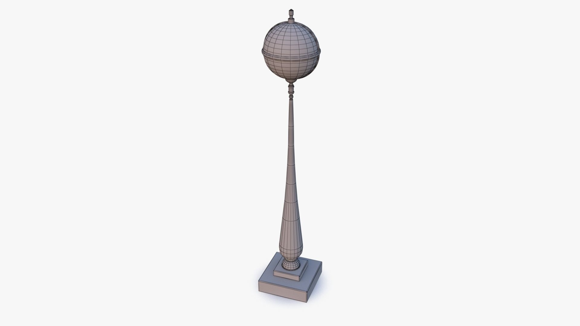 Outdoor Light 0001  Low-poly 3D model_21