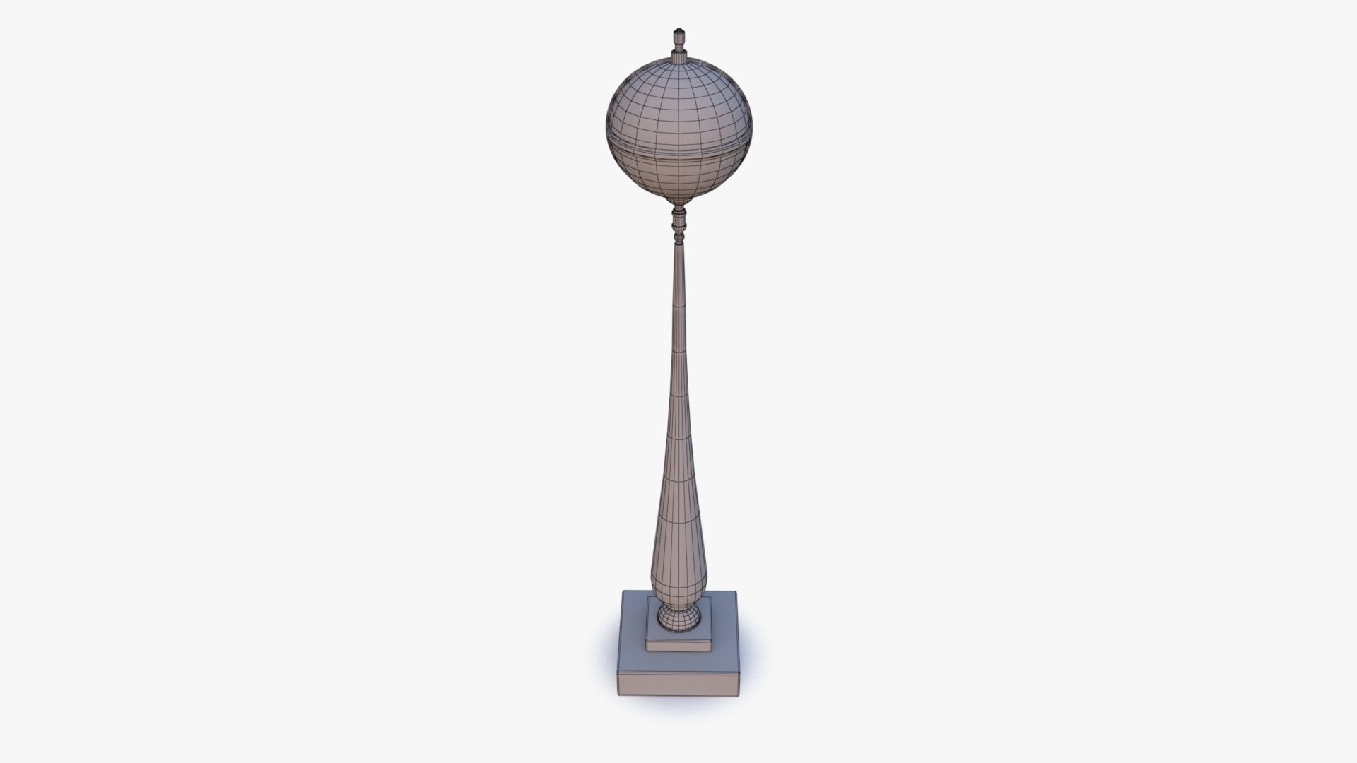 Outdoor Light 0001  Low-poly 3D model_22