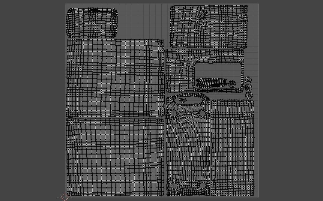 3D Scan Old System Block 01 Low-poly 3D model_10