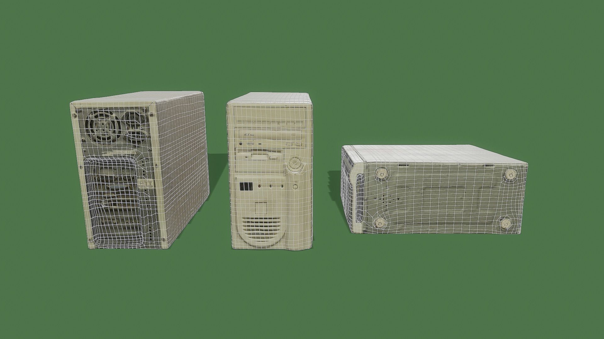 3D Scan Old System Block 01 Low-poly 3D model_9