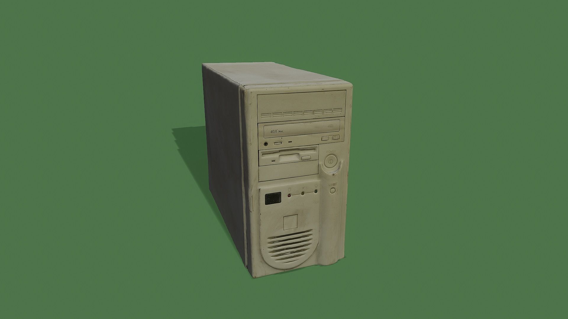 3D Scan Old System Block 01 Low-poly 3D model_4
