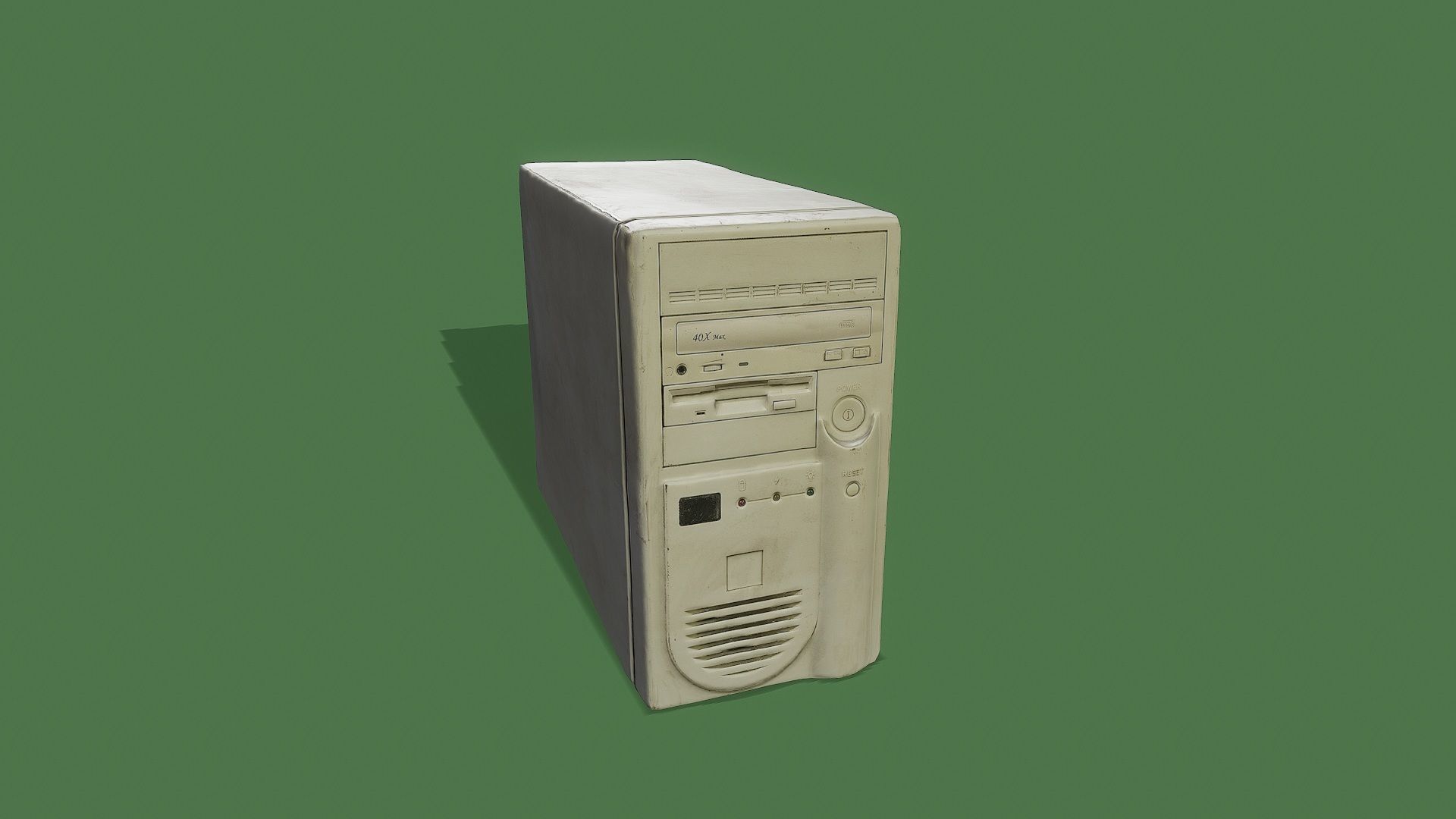 3D Scan Old System Block 01 Low-poly 3D model_2
