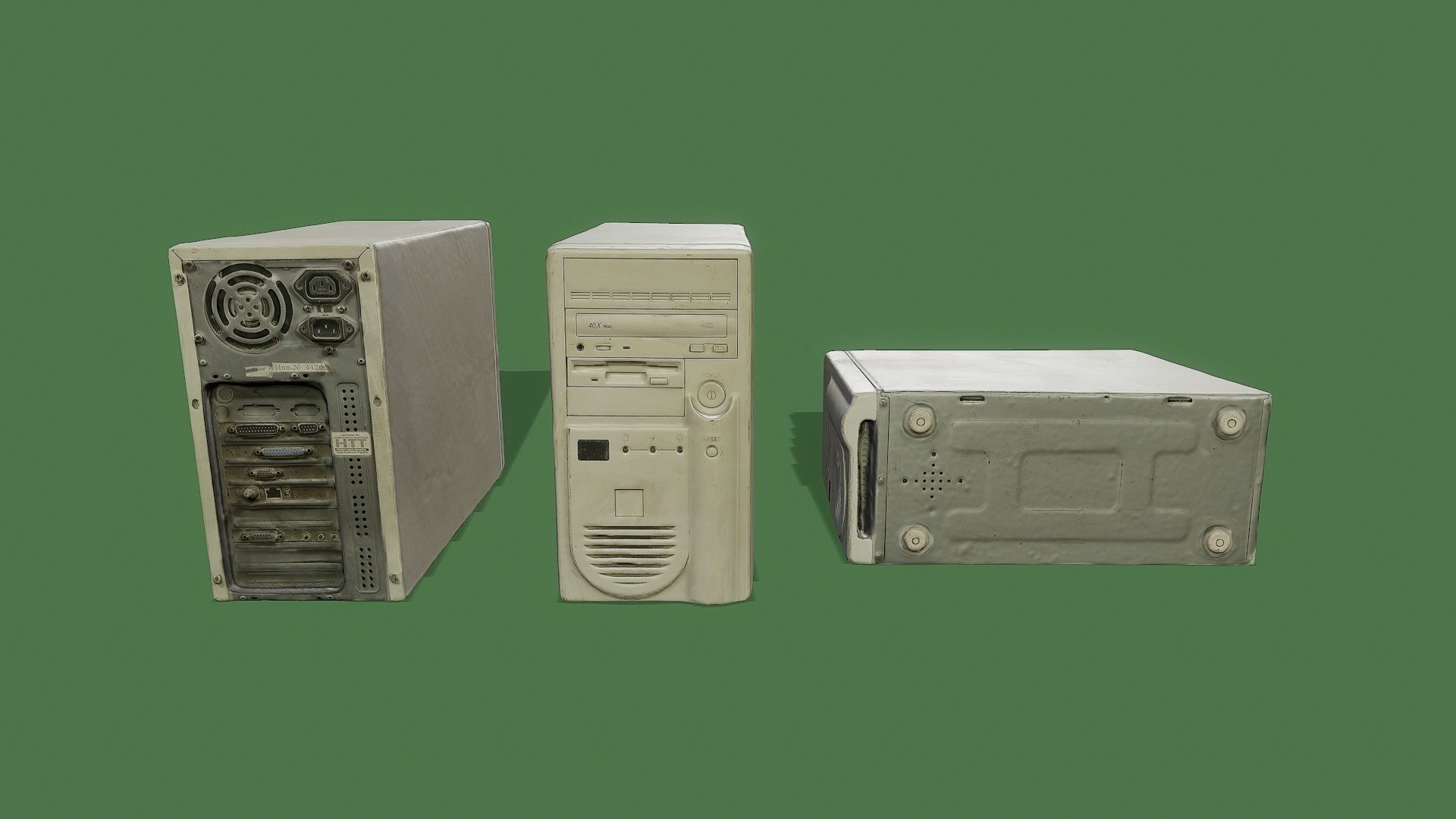 3D Scan Old System Block 01 Low-poly 3D model_8
