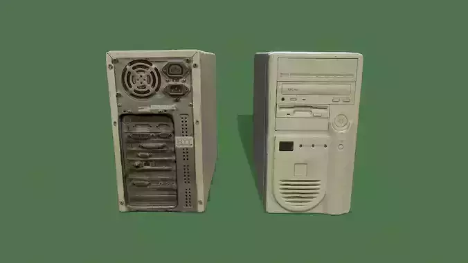 3D Scan Old System Block 01 Low-poly 3D model 3D Scan Old System Block 01 Low-poly 3D model