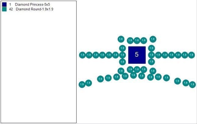 Fashion Engagement Ring 3d Print Model  3D print model_4