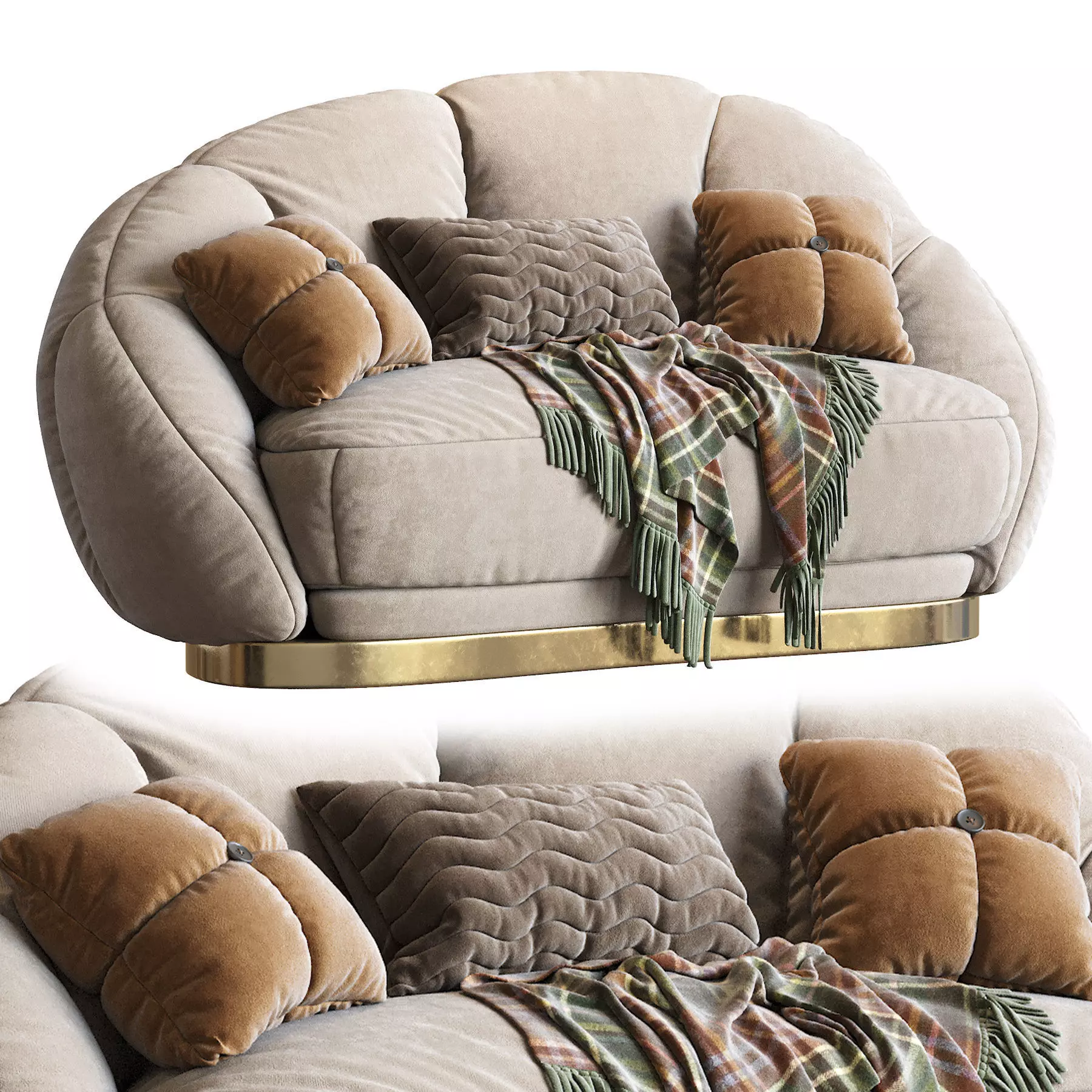 Olympia Sofa 3D model