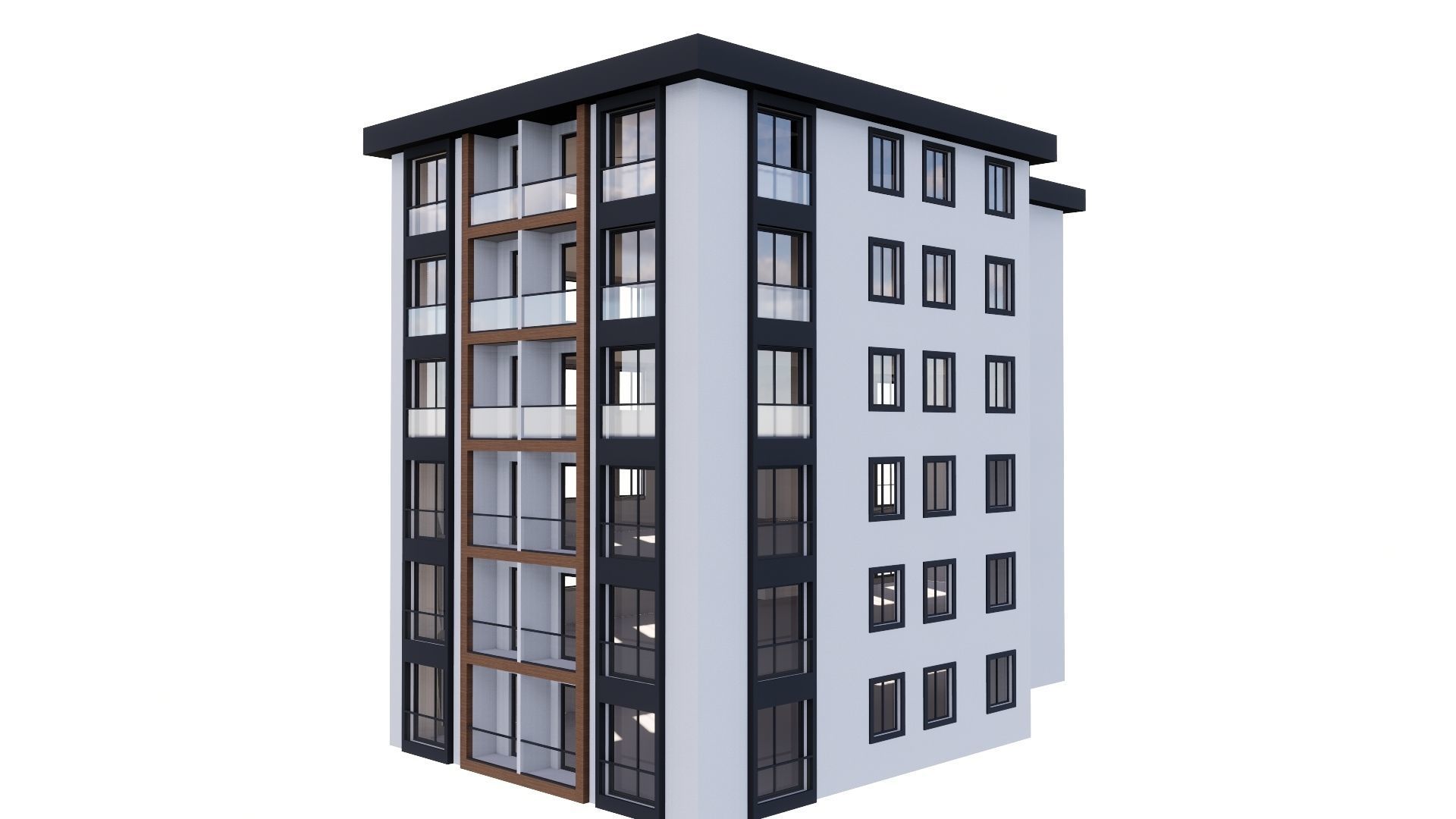 HOUSE 115 Low-poly 3D model_14