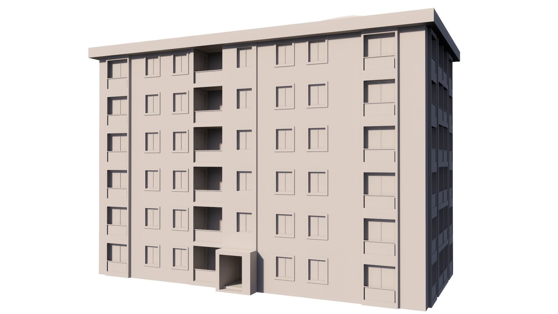 HOUSE 115 Low-poly 3D model_60