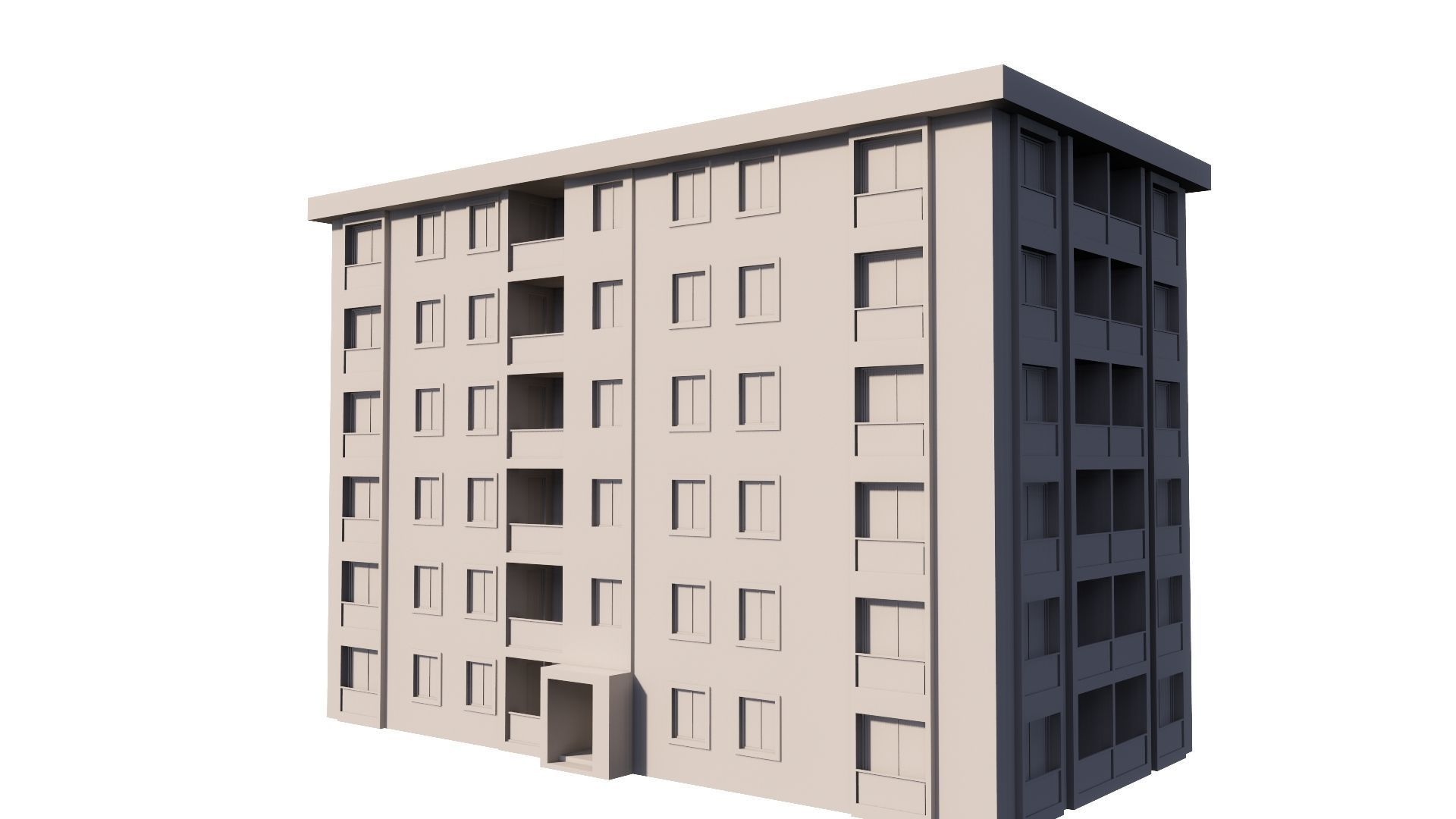 HOUSE 115 Low-poly 3D model_61