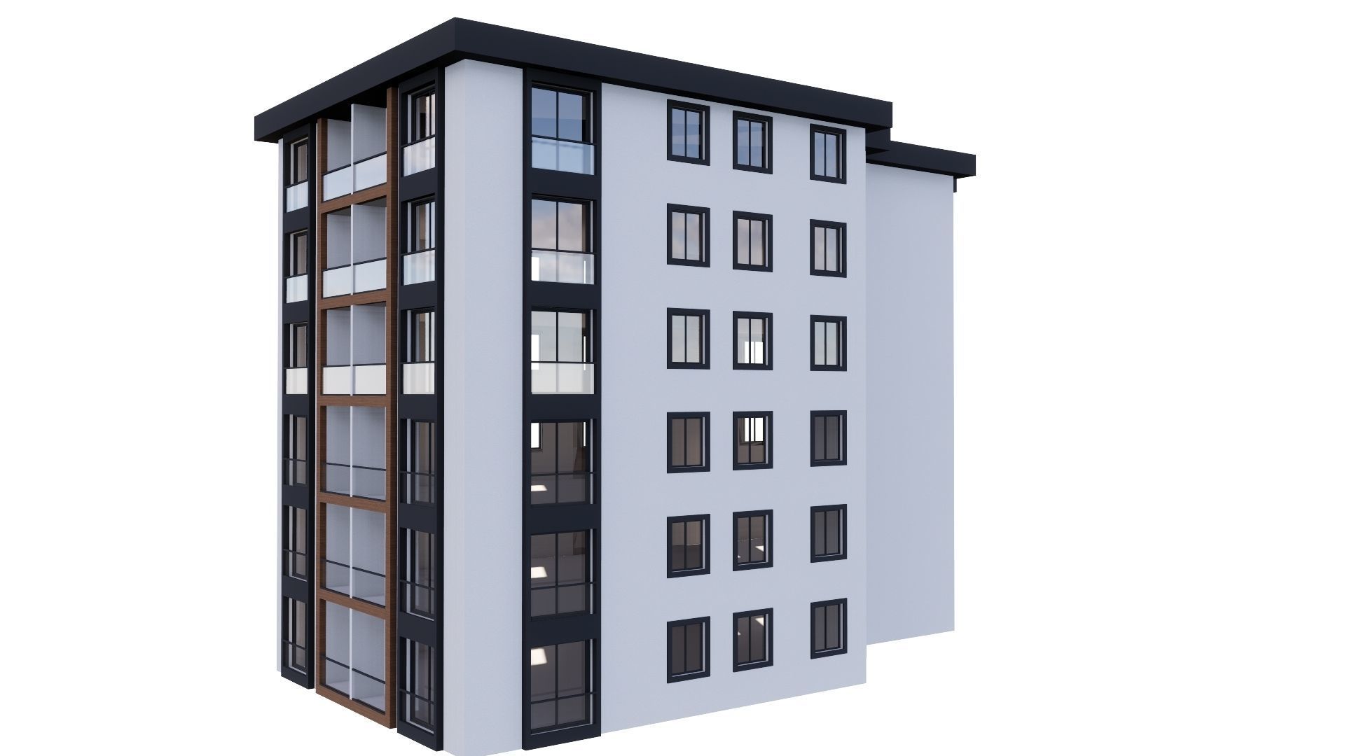 HOUSE 115 Low-poly 3D model_16