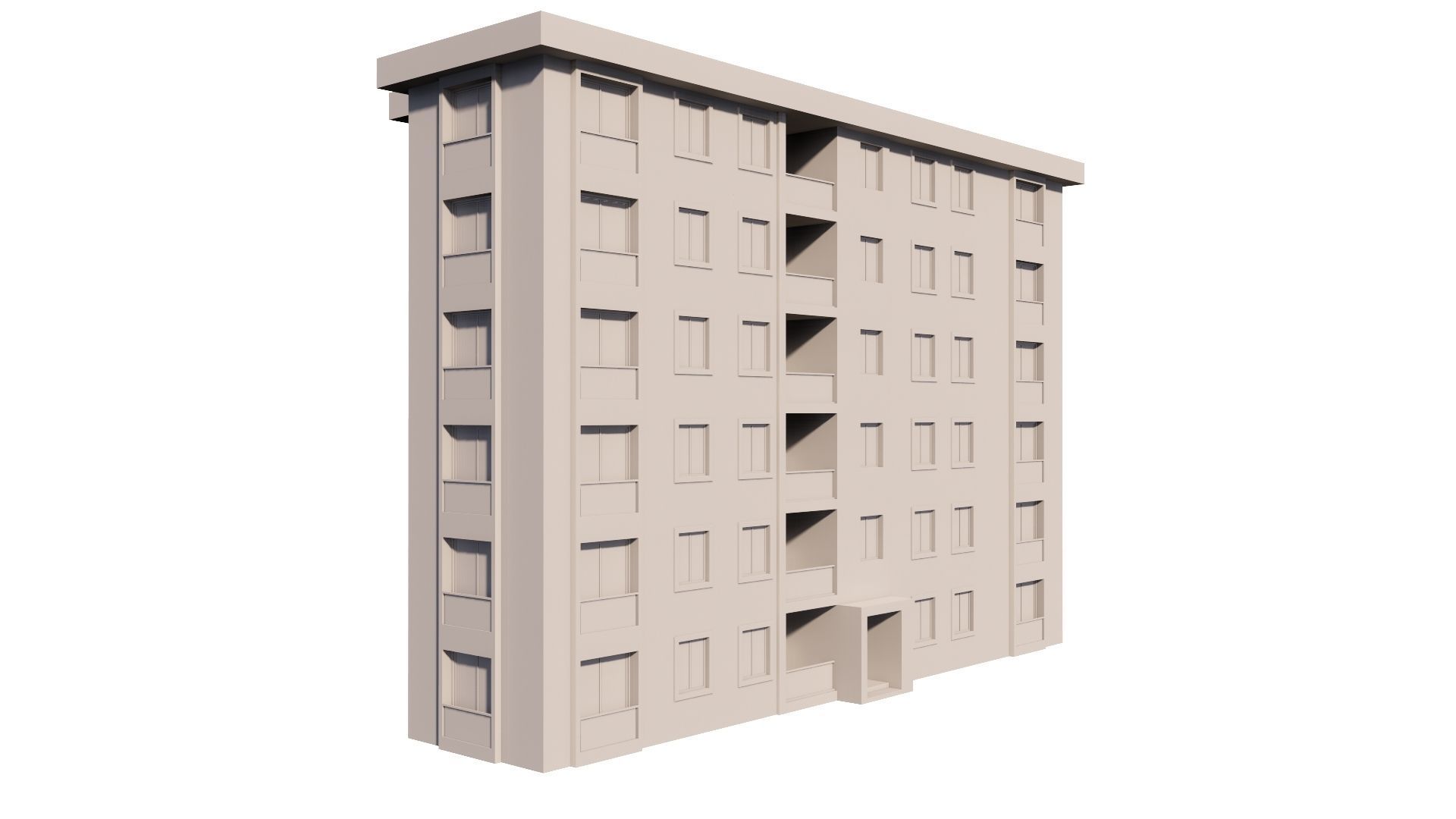 HOUSE 115 Low-poly 3D model_44