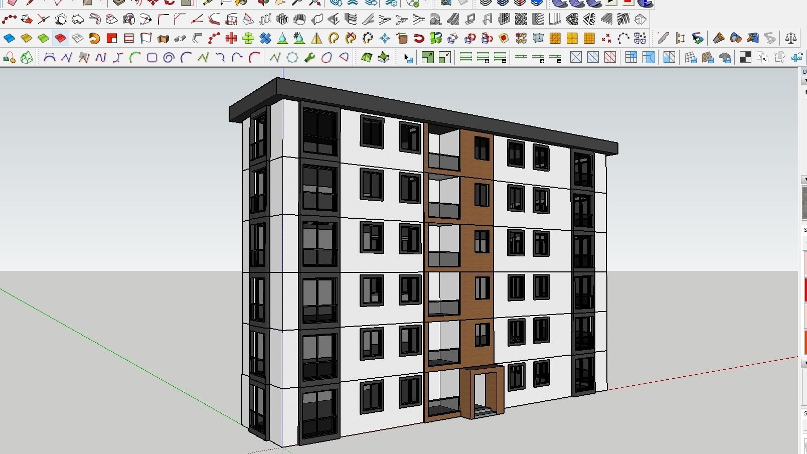 HOUSE 115 Low-poly 3D model_1