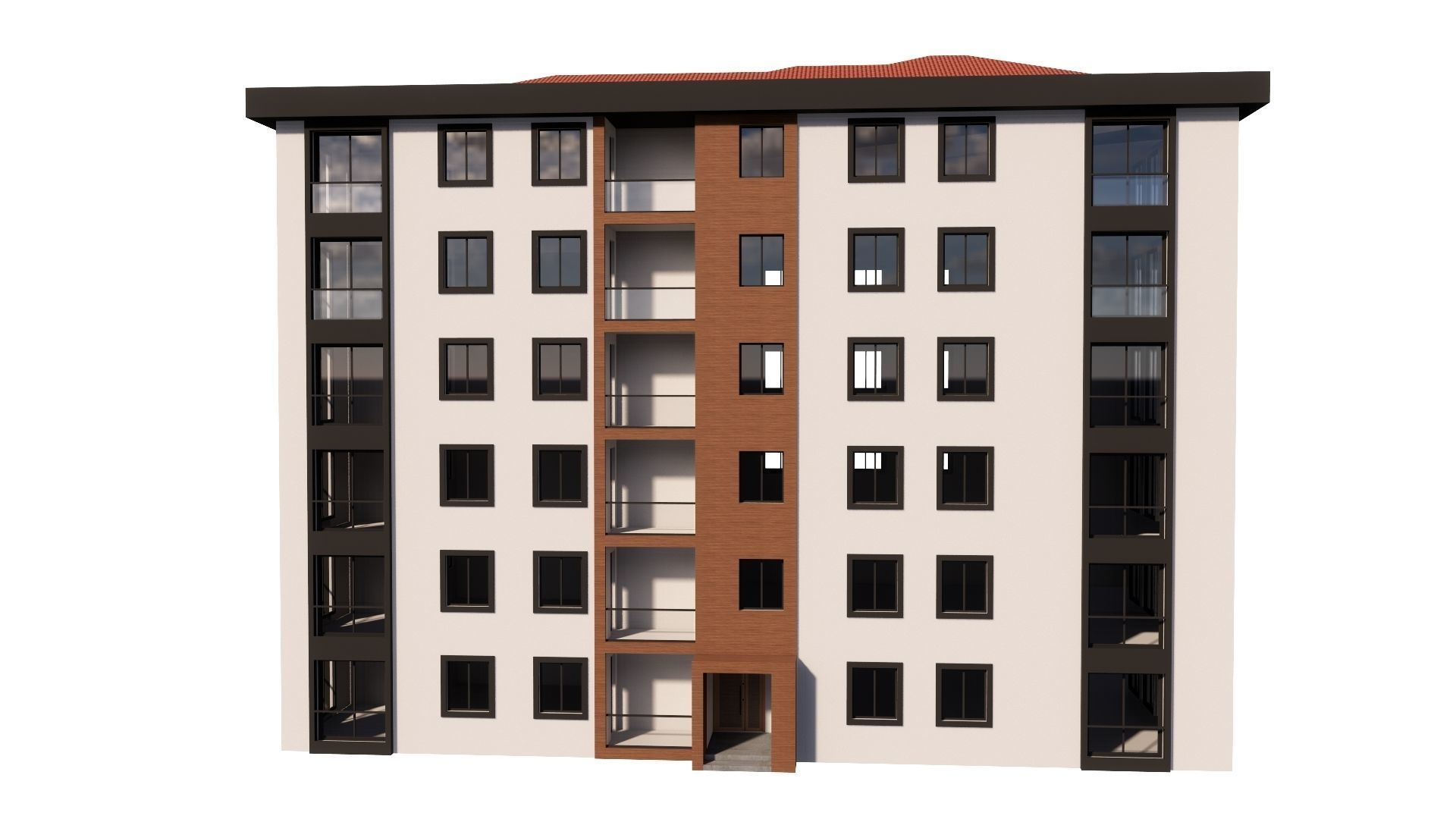 HOUSE 115 Low-poly 3D model_36