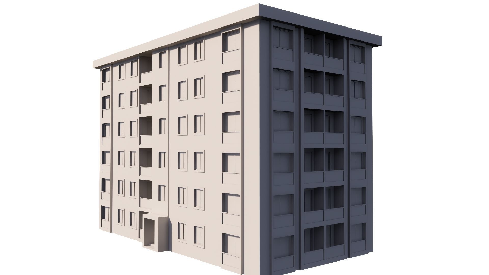 HOUSE 115 Low-poly 3D model_45