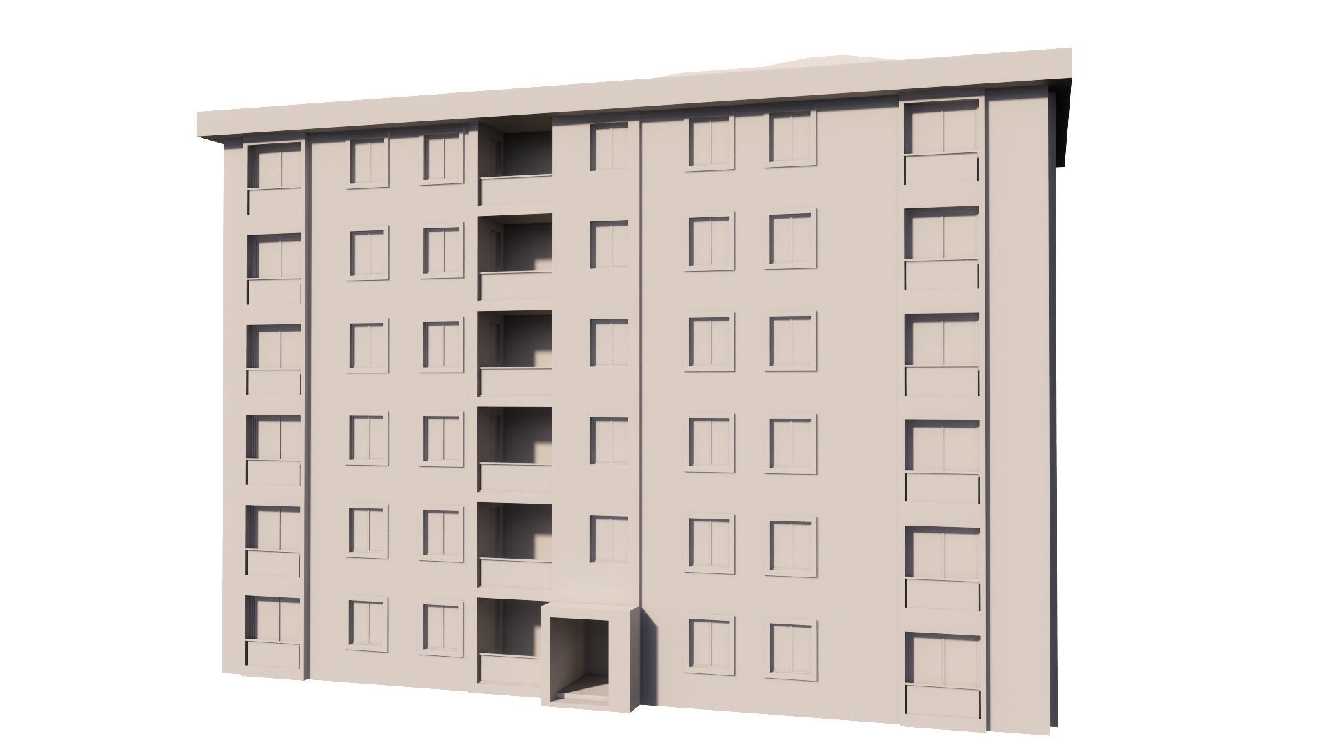 HOUSE 115 Low-poly 3D model_57