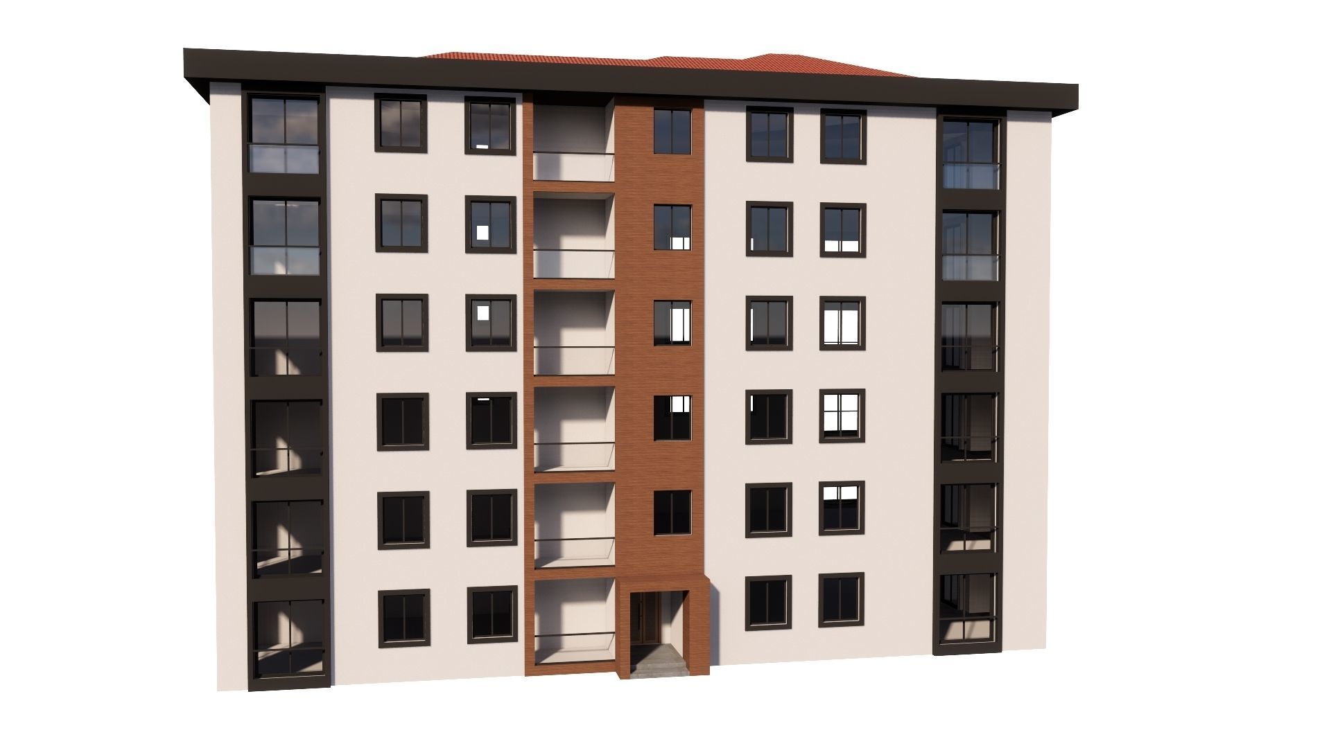 HOUSE 115 Low-poly 3D model_33